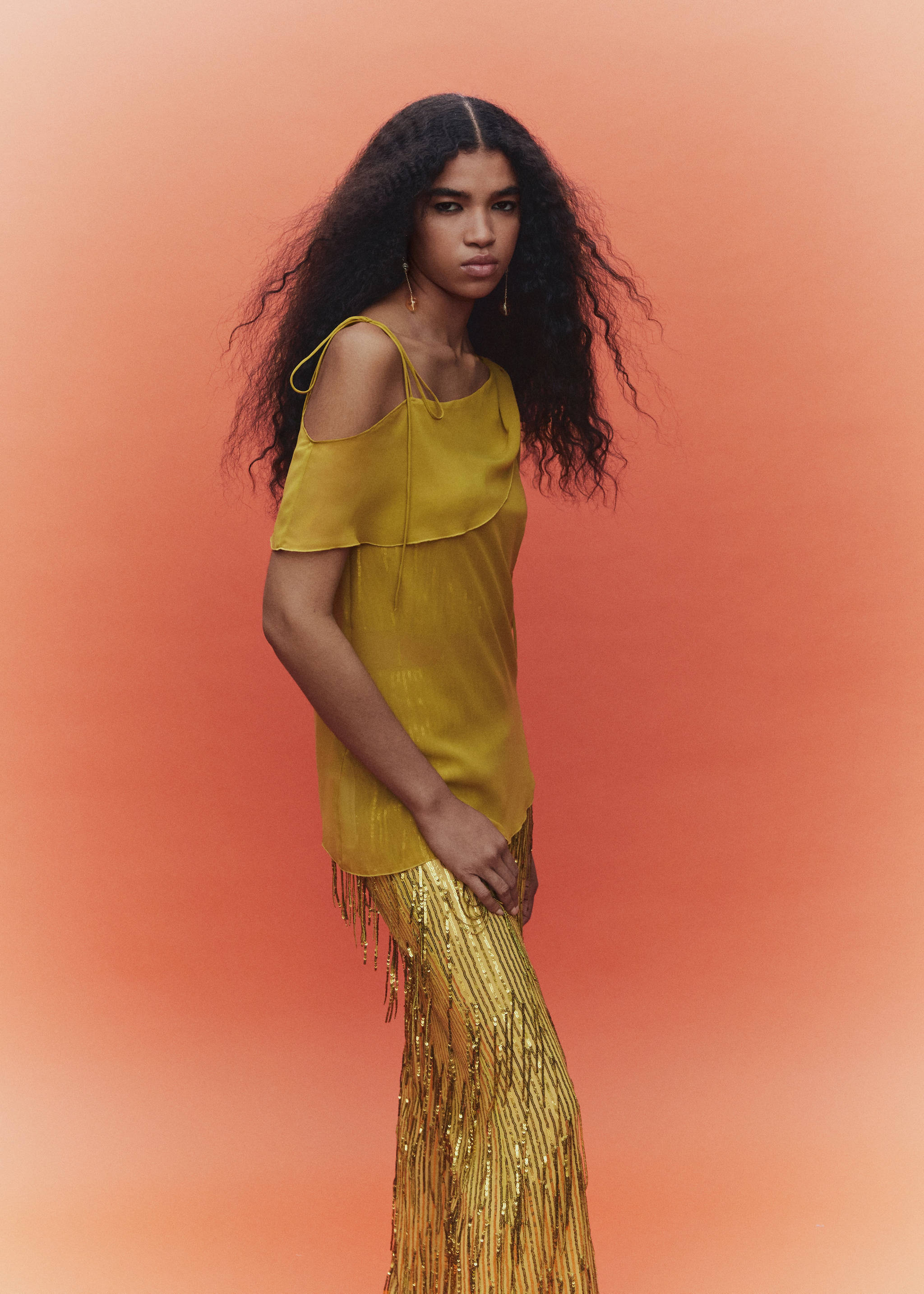 Top mit Metallic-Fransen - Detail des Artikels 6