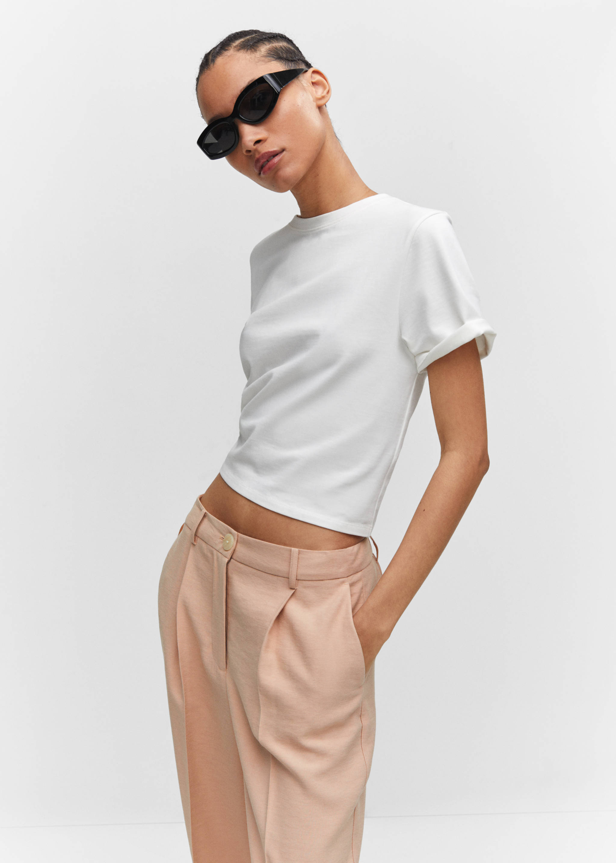 Pantalon droit pinces - Détail de l'article 1
