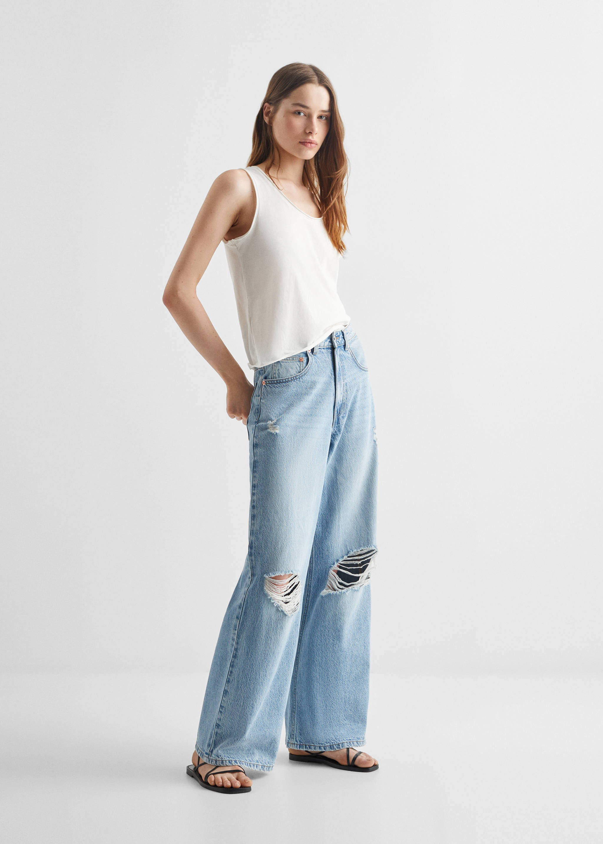 Strap cotton T-shirt - General plane