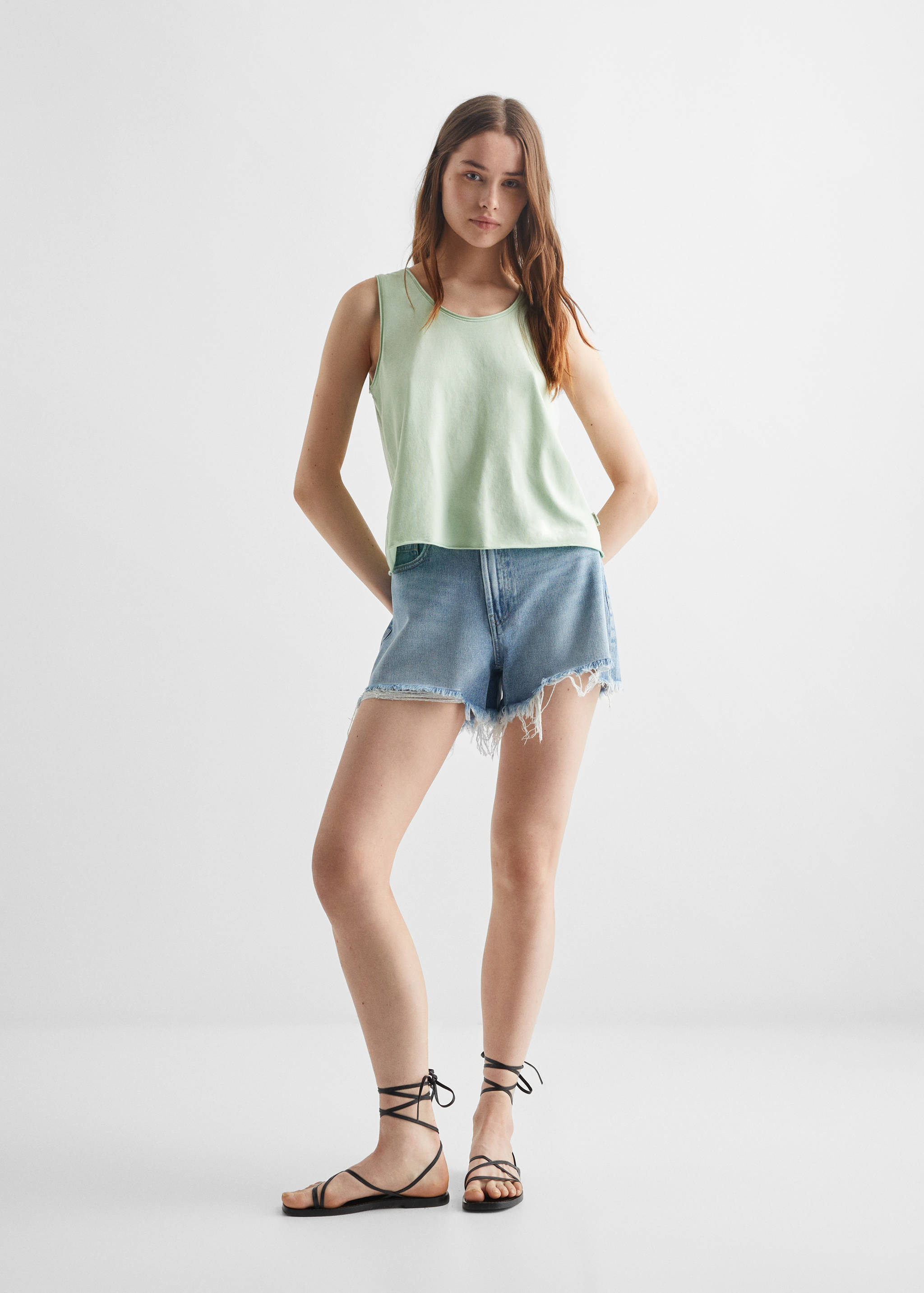Strap cotton T-shirt - General plane