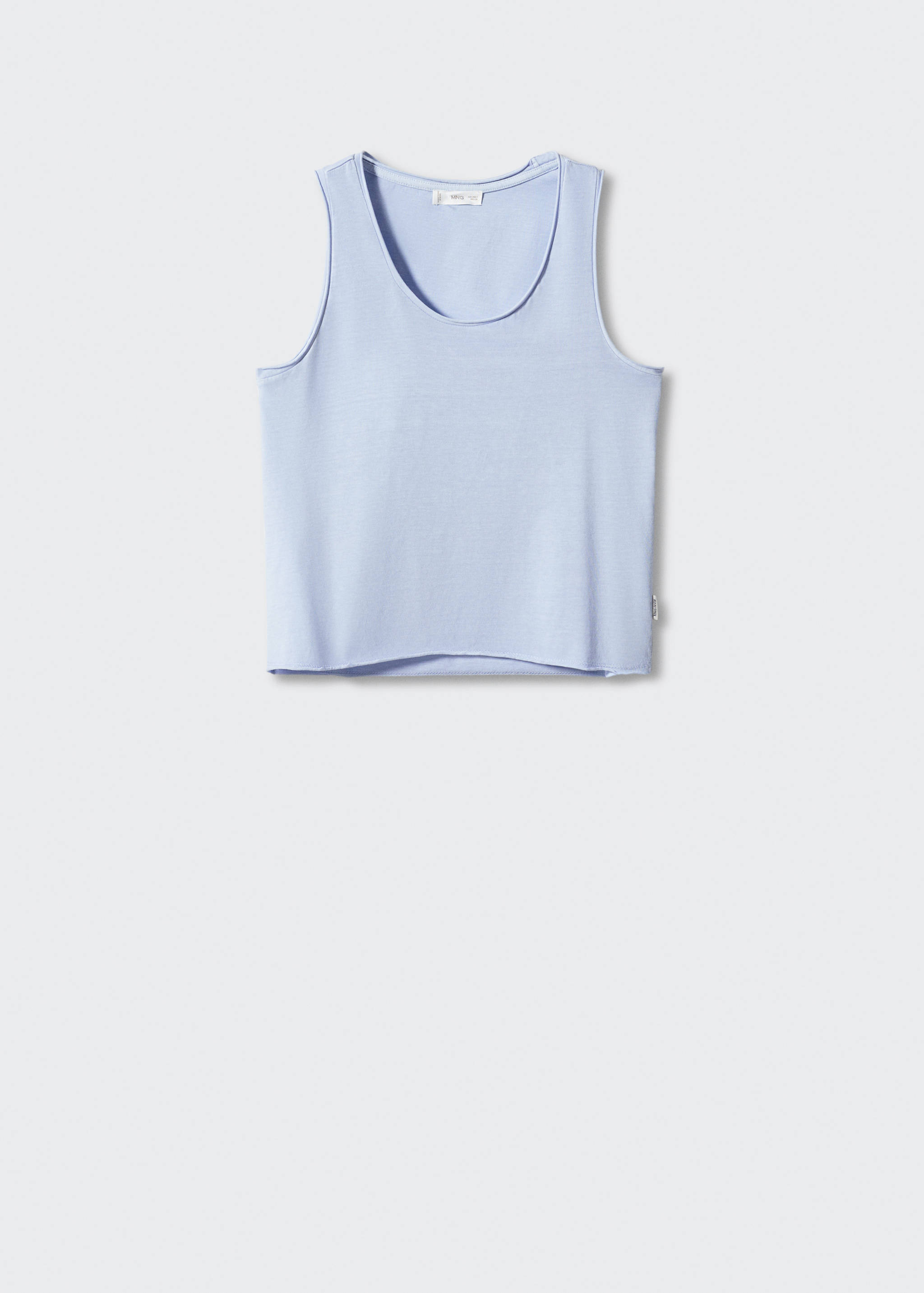 Strap cotton T-shirt - Article without model