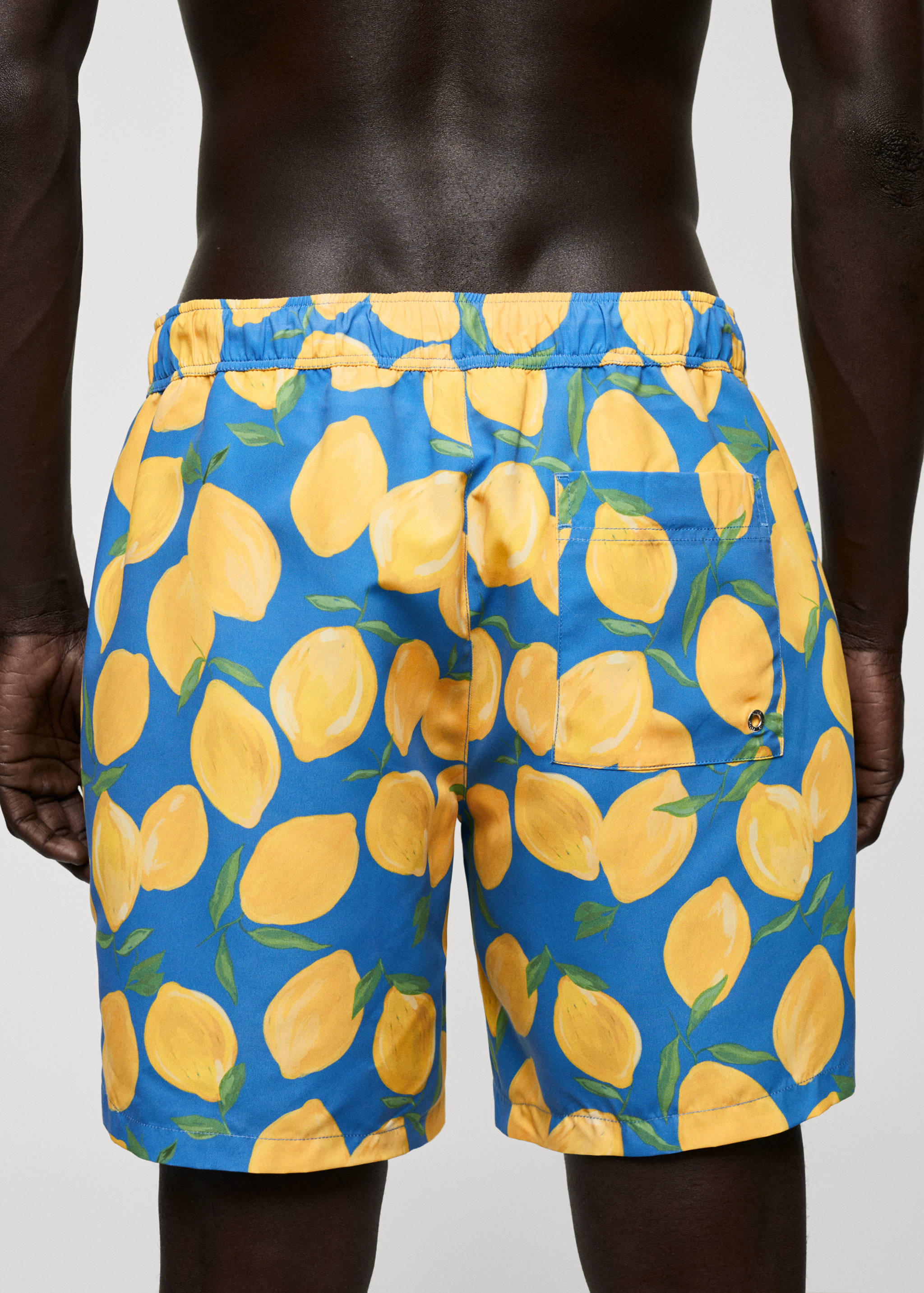 Lemon-print swimming trunks - Details of the article 6