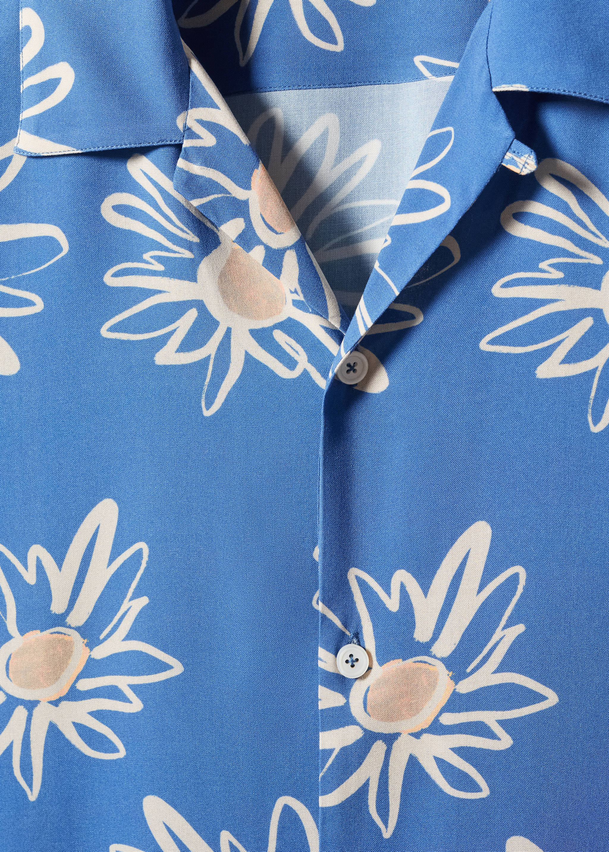 Camisa coll bowling estampat flor - Detall de l'article 8