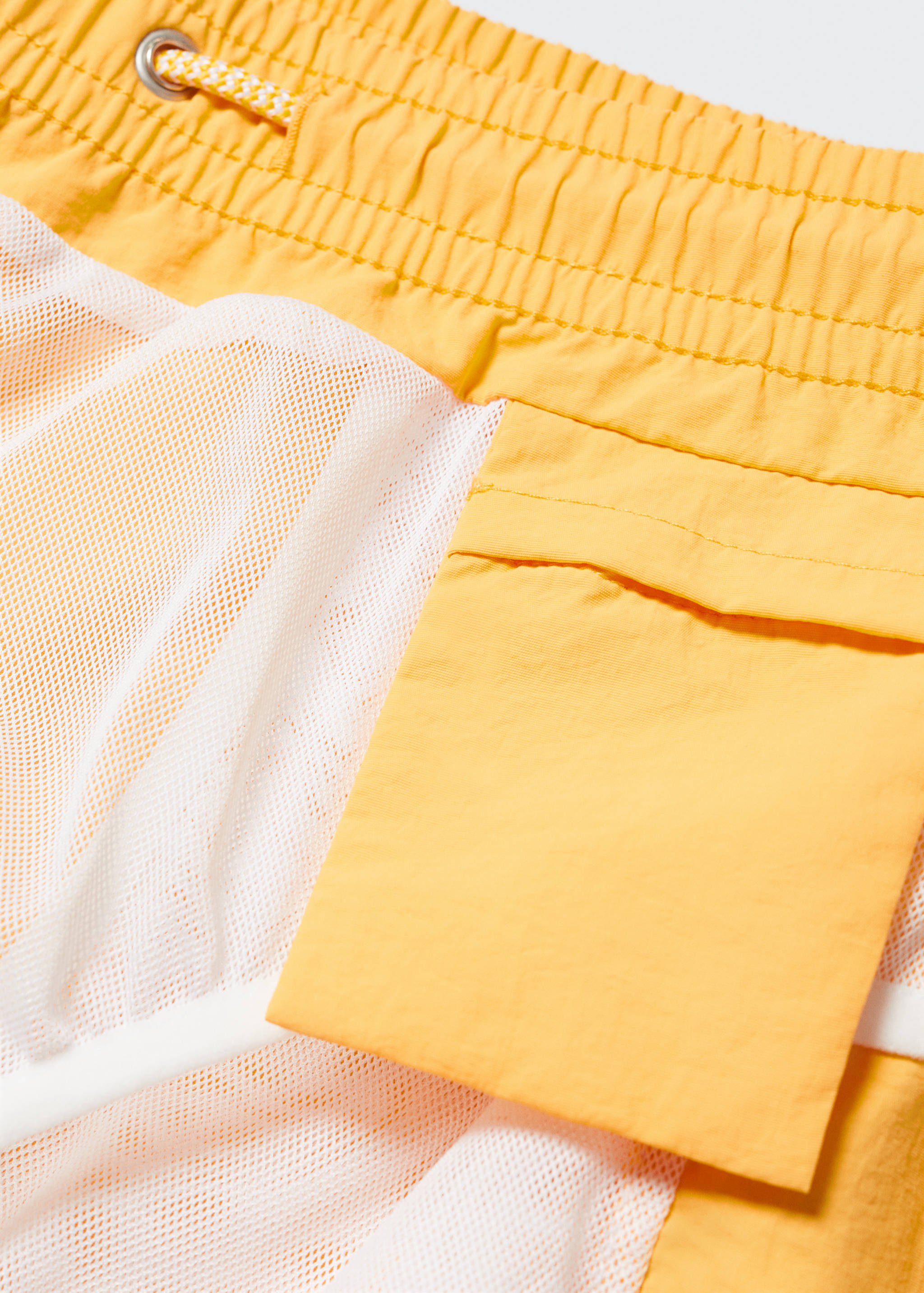 Cord plain swimming trunks - Details of the article 8