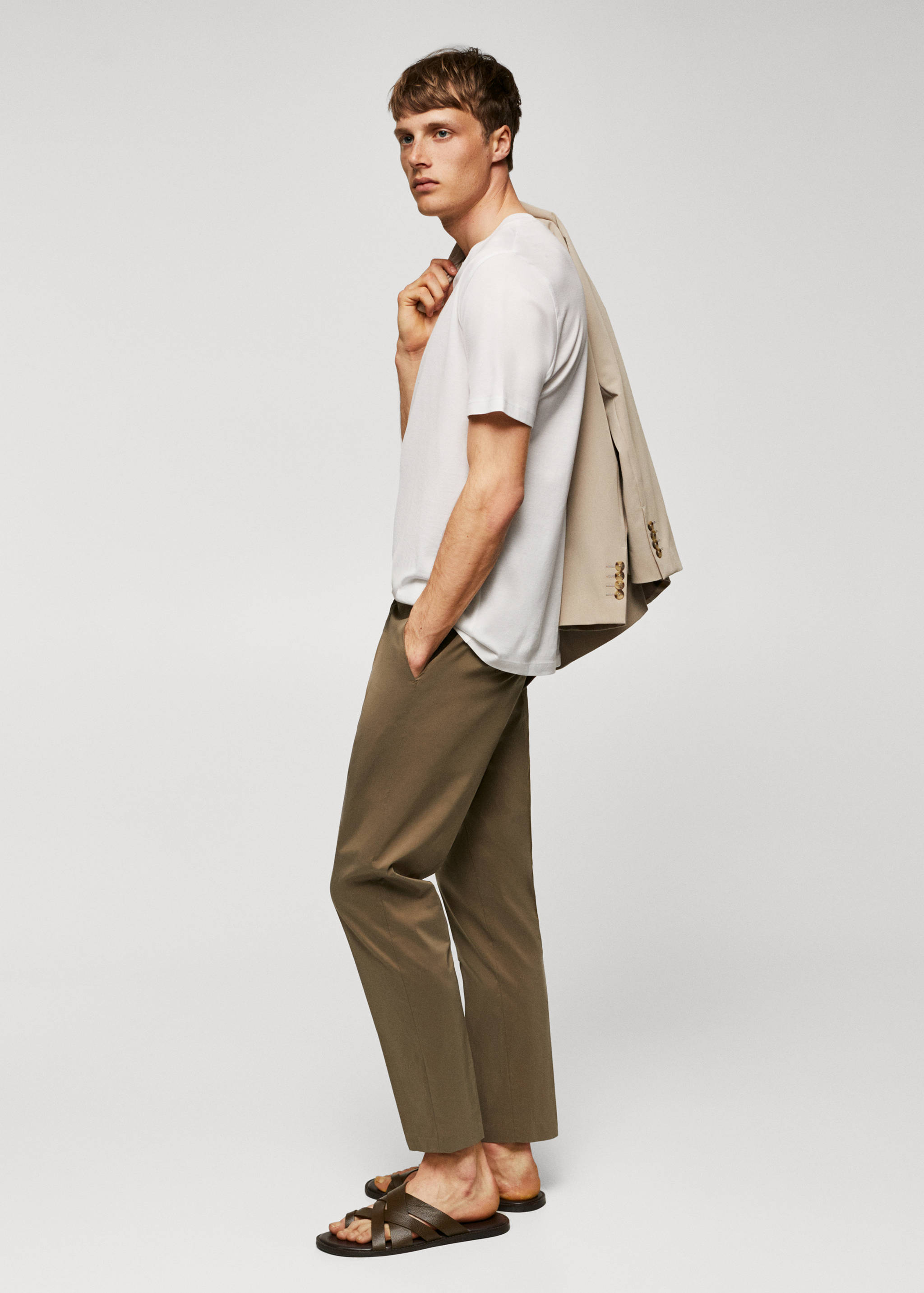 Mercerizované tričko regular fit - Detail zboží 2