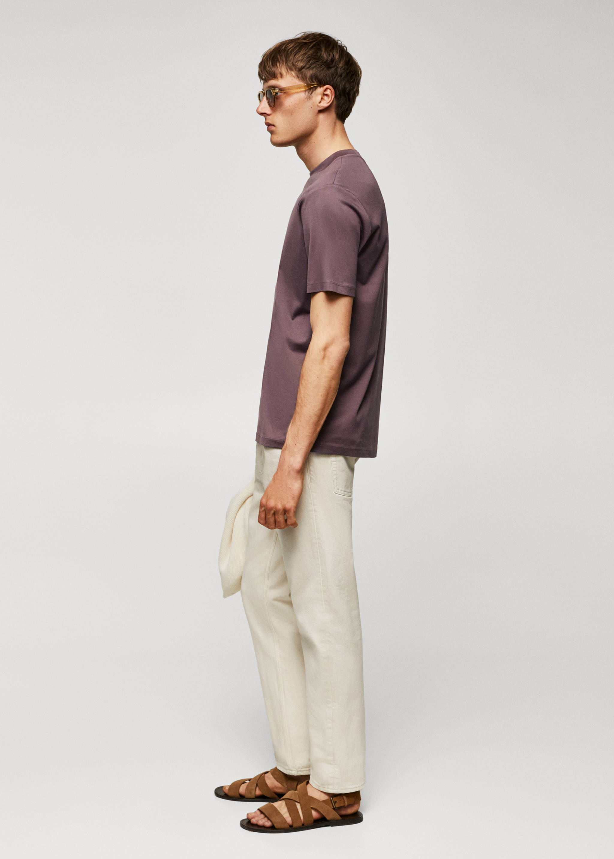 Mercerizované tričko regular fit - Detail zboží 2