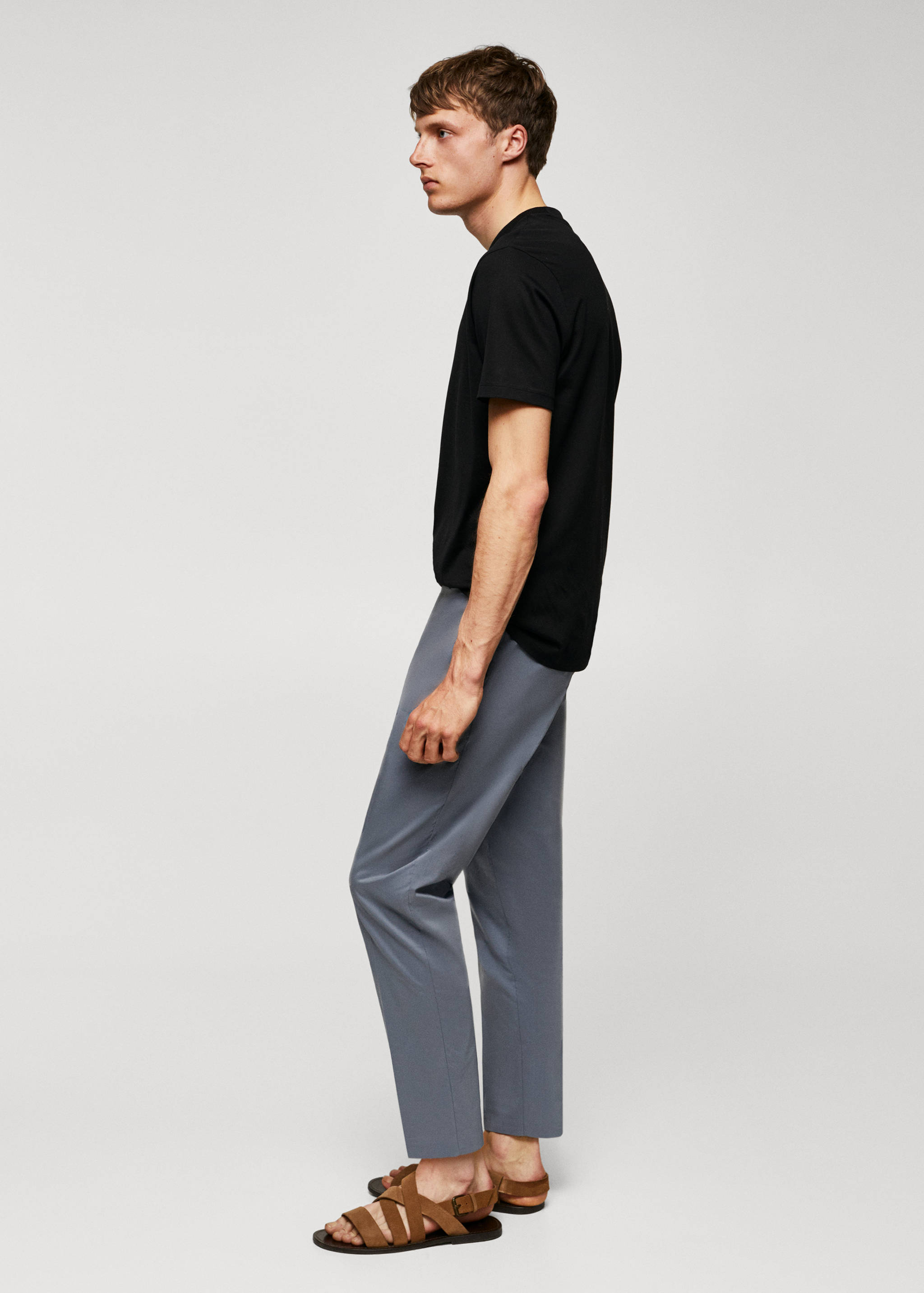 Mercerizované tričko regular fit - Detail zboží 2