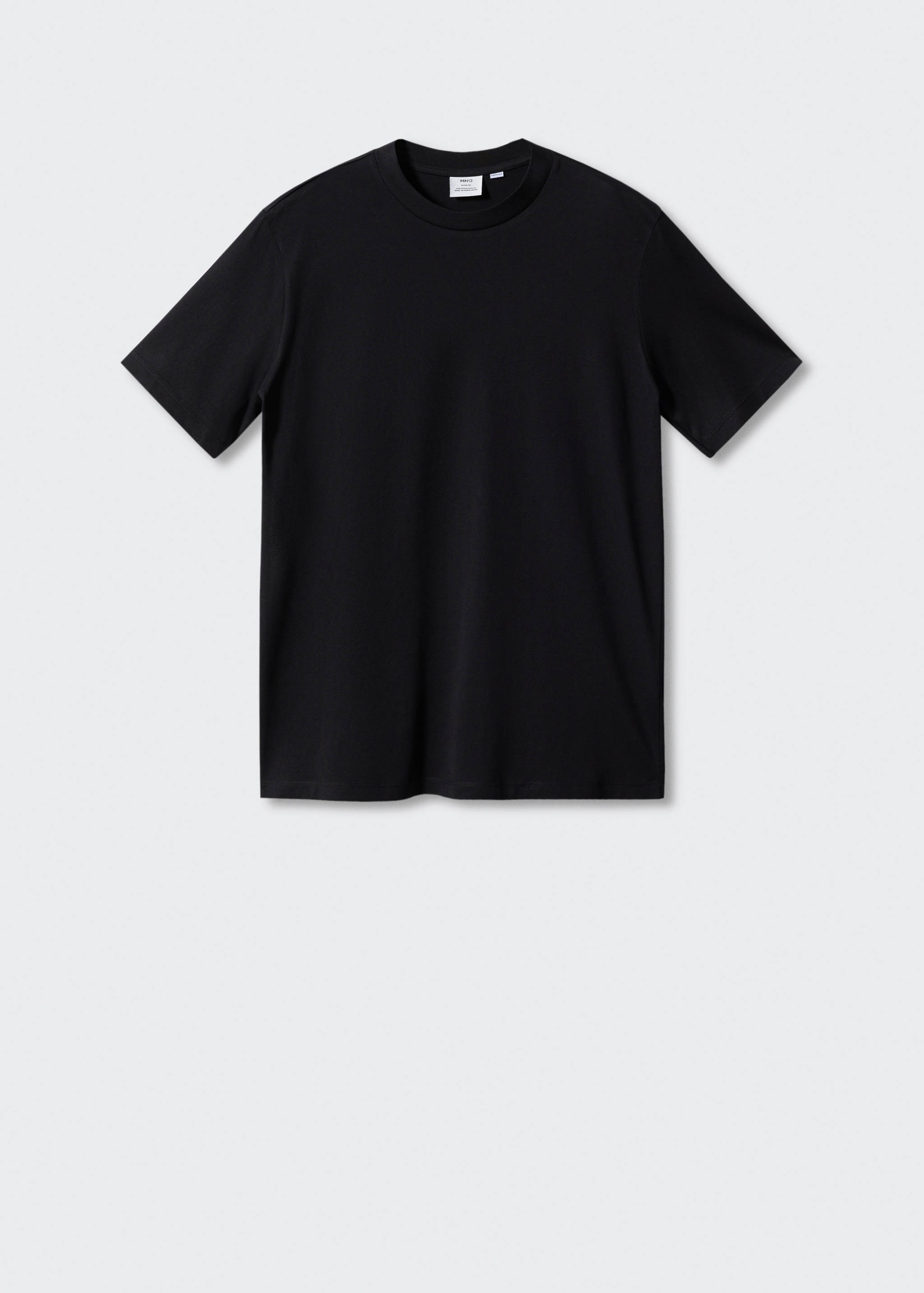 Mercerizované tričko regular fit - Zboží bez modelu