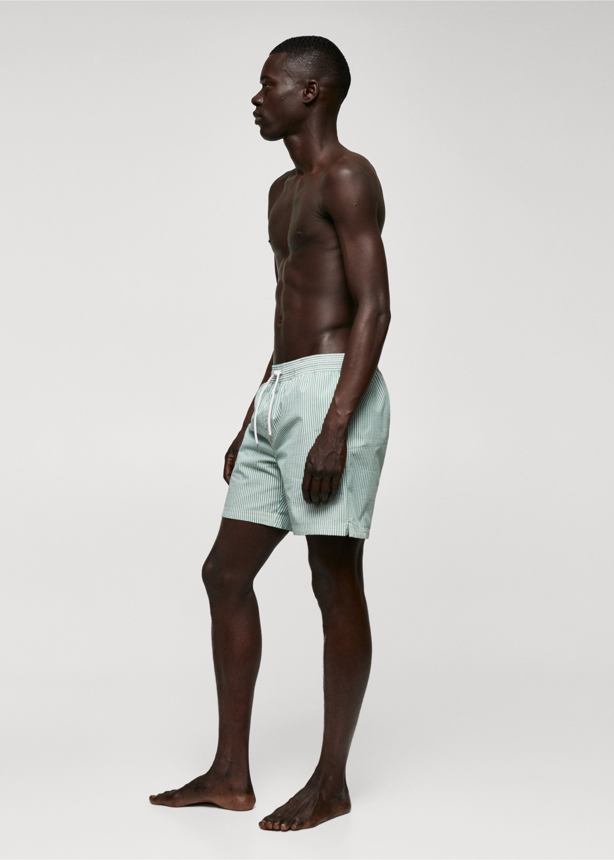 Maillot de bain rayures seersucker - Détail de l'article 2