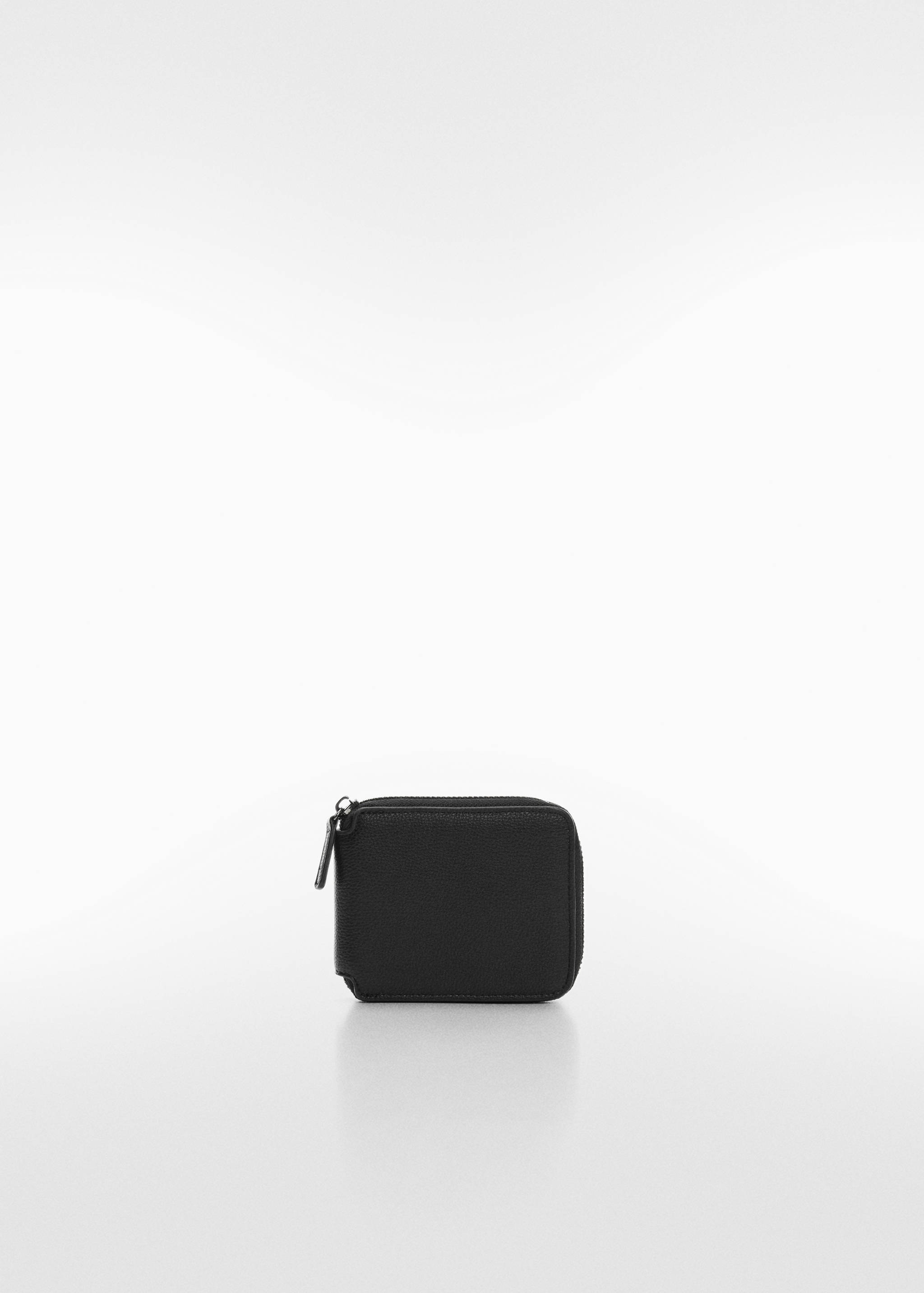 Anti-contactless faux-leather card holder - Article without model