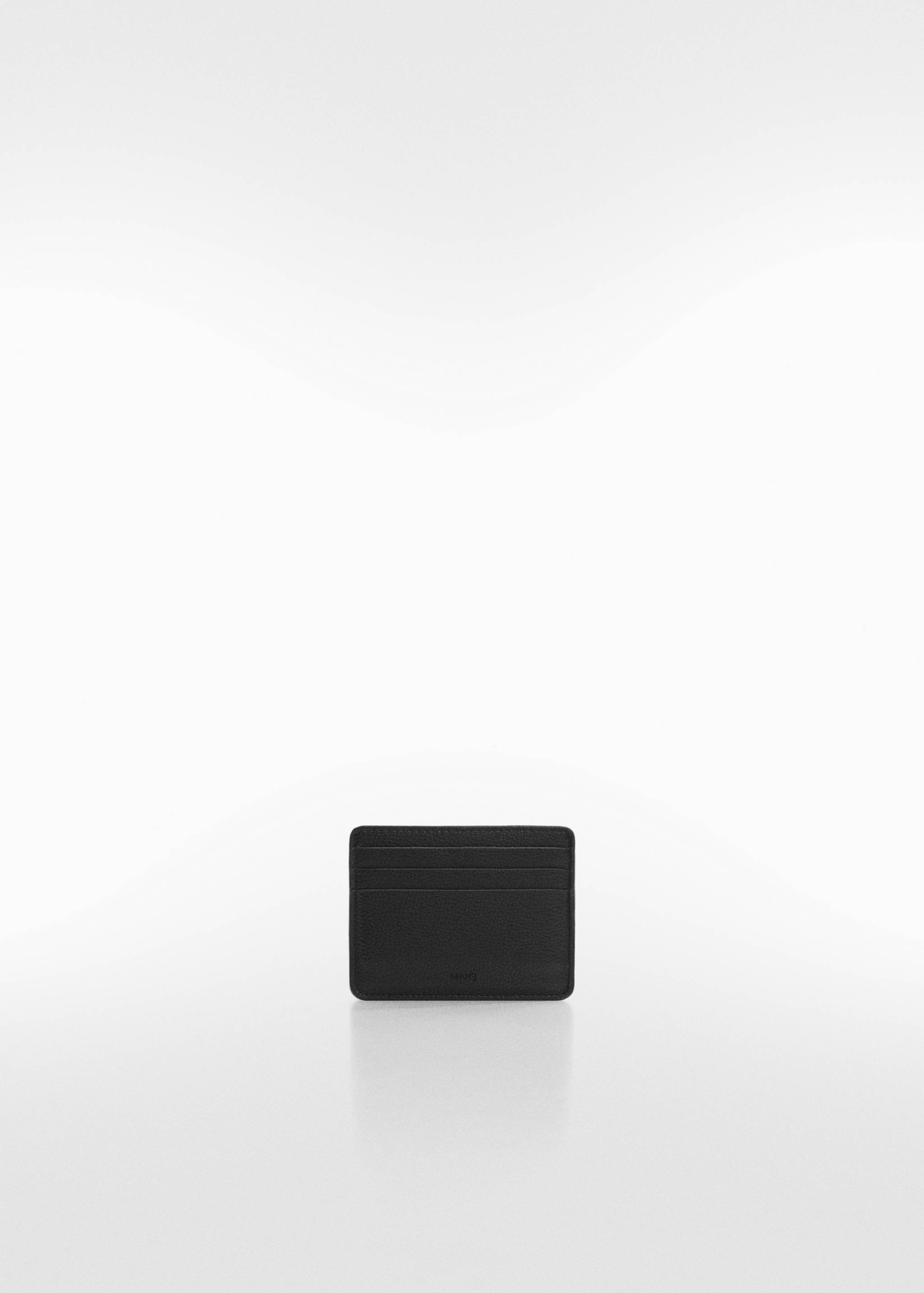 Anti-contactless faux-leather card holder - Article without model