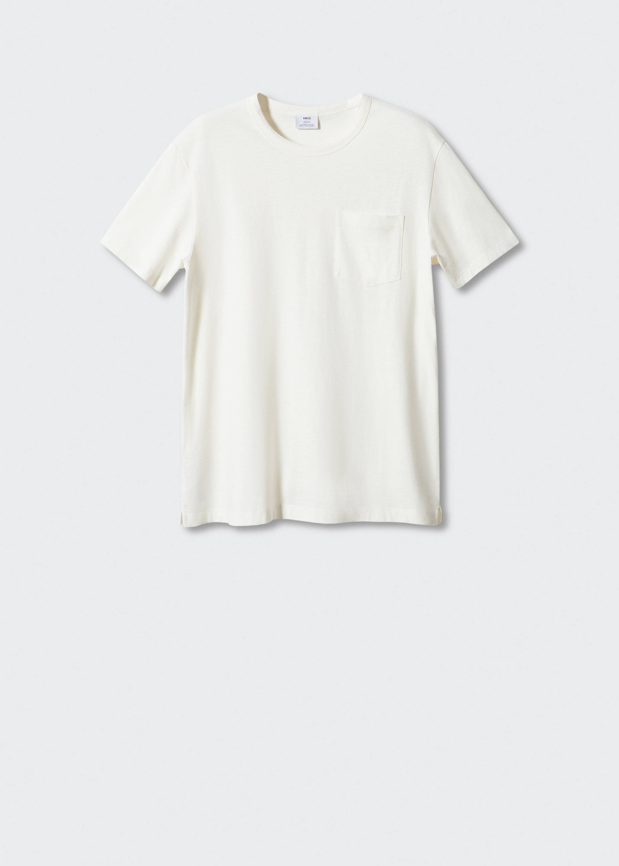 100% cotton t-shirt with pocket - Article without model
