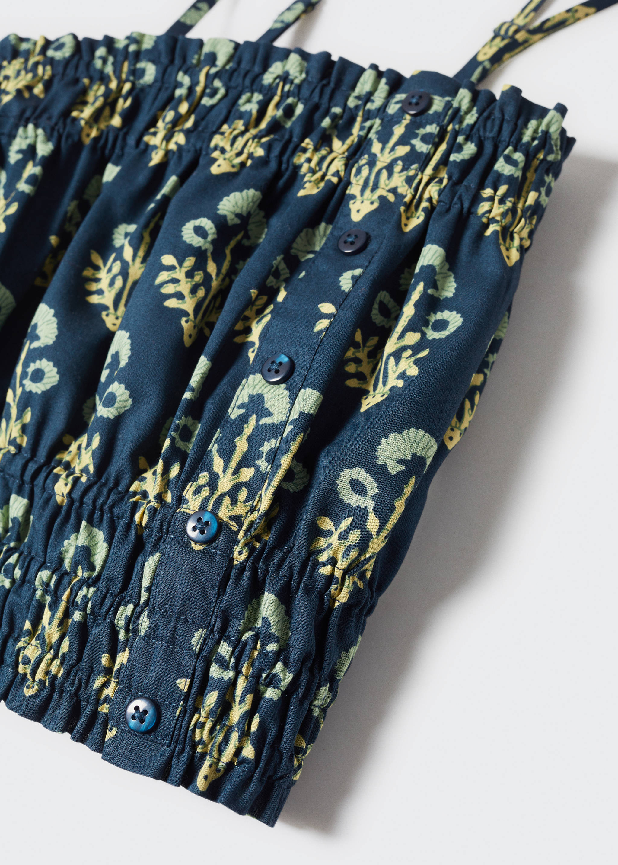 Topp i bomull med rynker - Artikkeldetalj 8