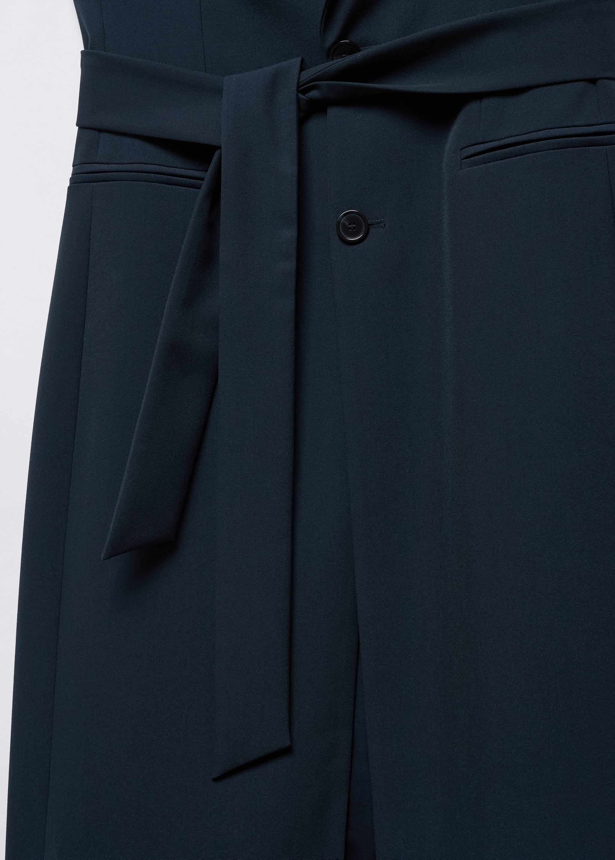 Long gilet with bow - Details of the article 8