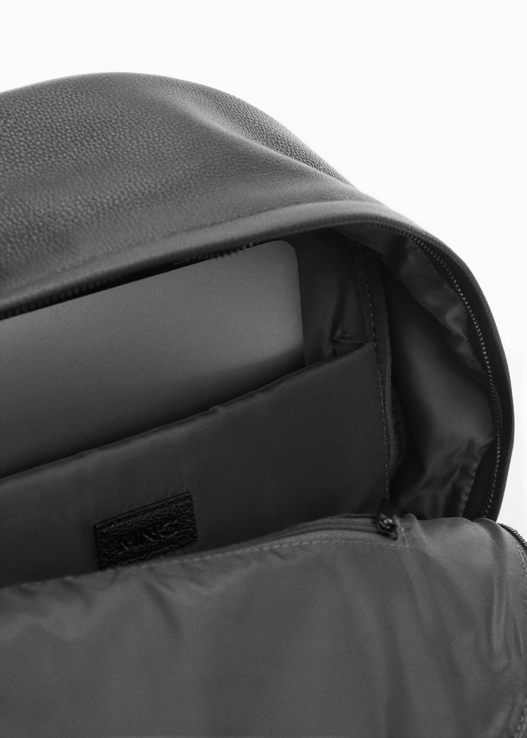 Faux-leather backpack - Details of the article 1