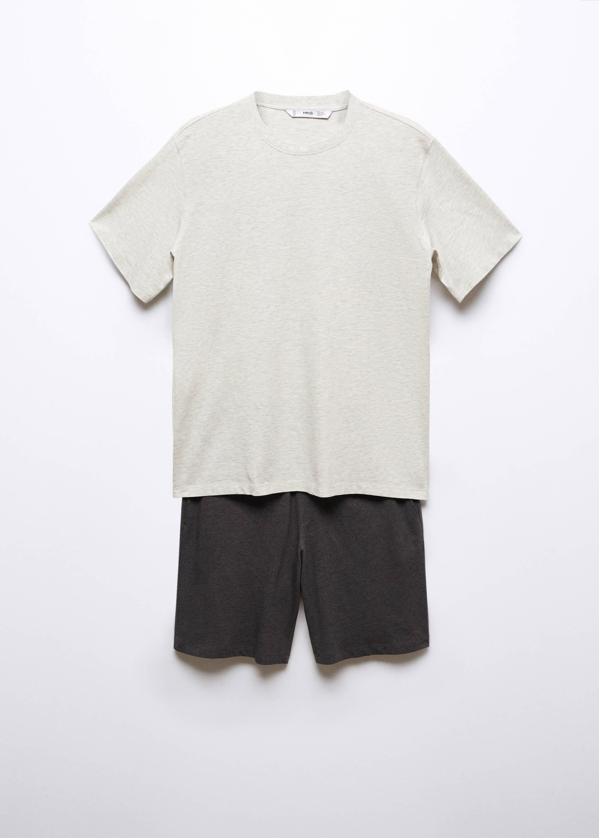 Krátké bavlněné pyžamo - Zboží bez modelu