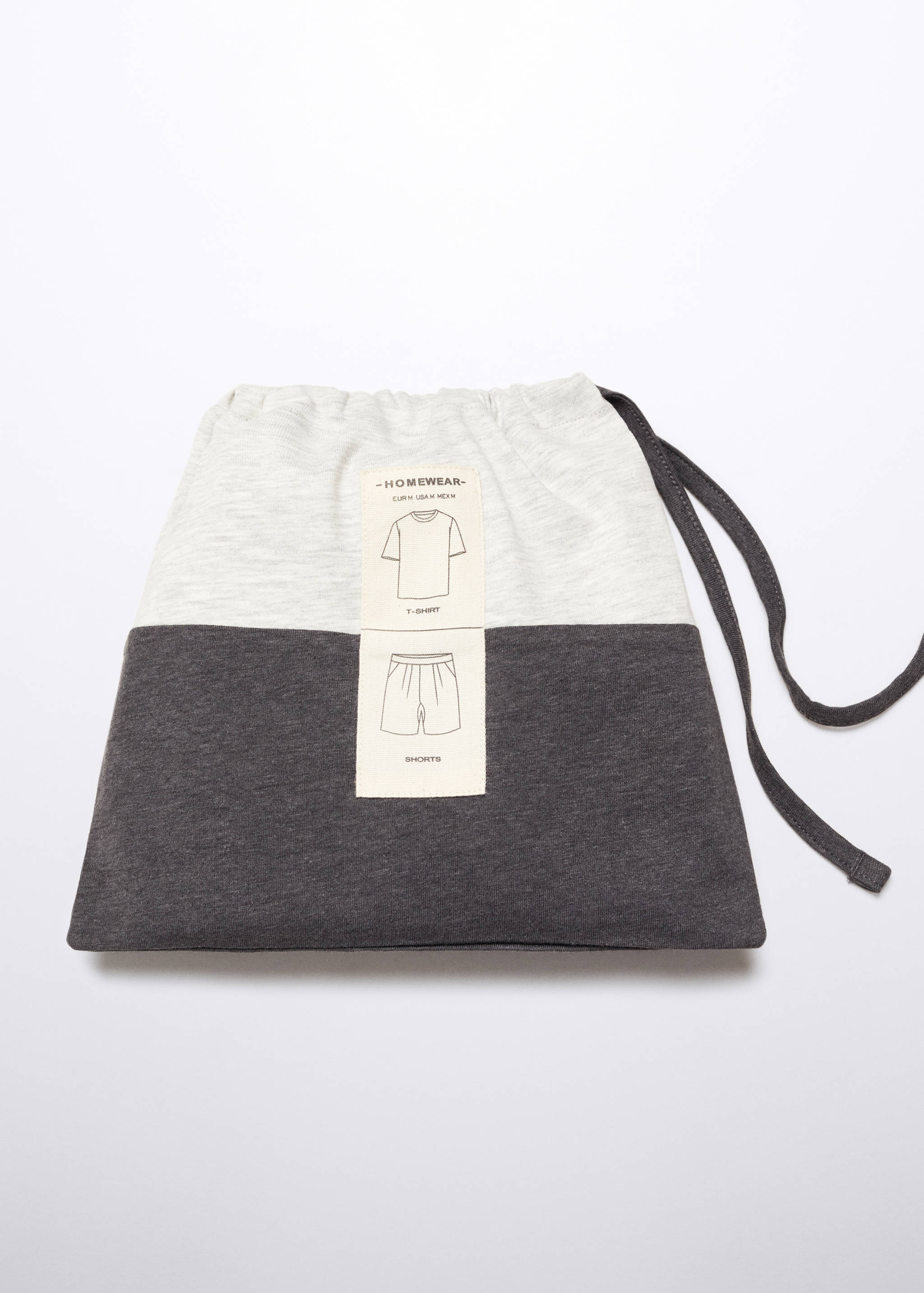 Krátké bavlněné pyžamo - Detail zboží 8