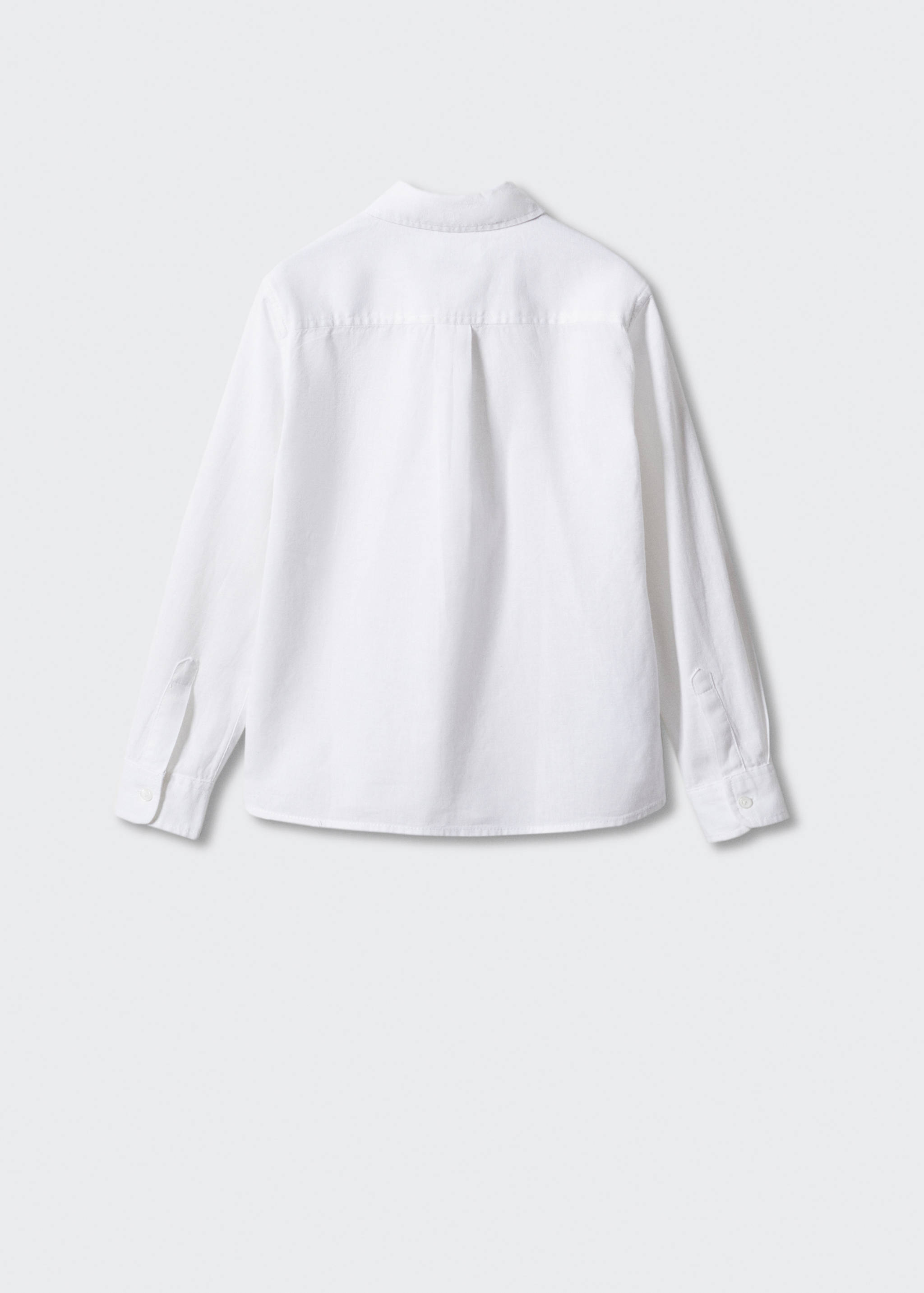 Regular Fit-Leinenhemd - Rückseite des Artikels