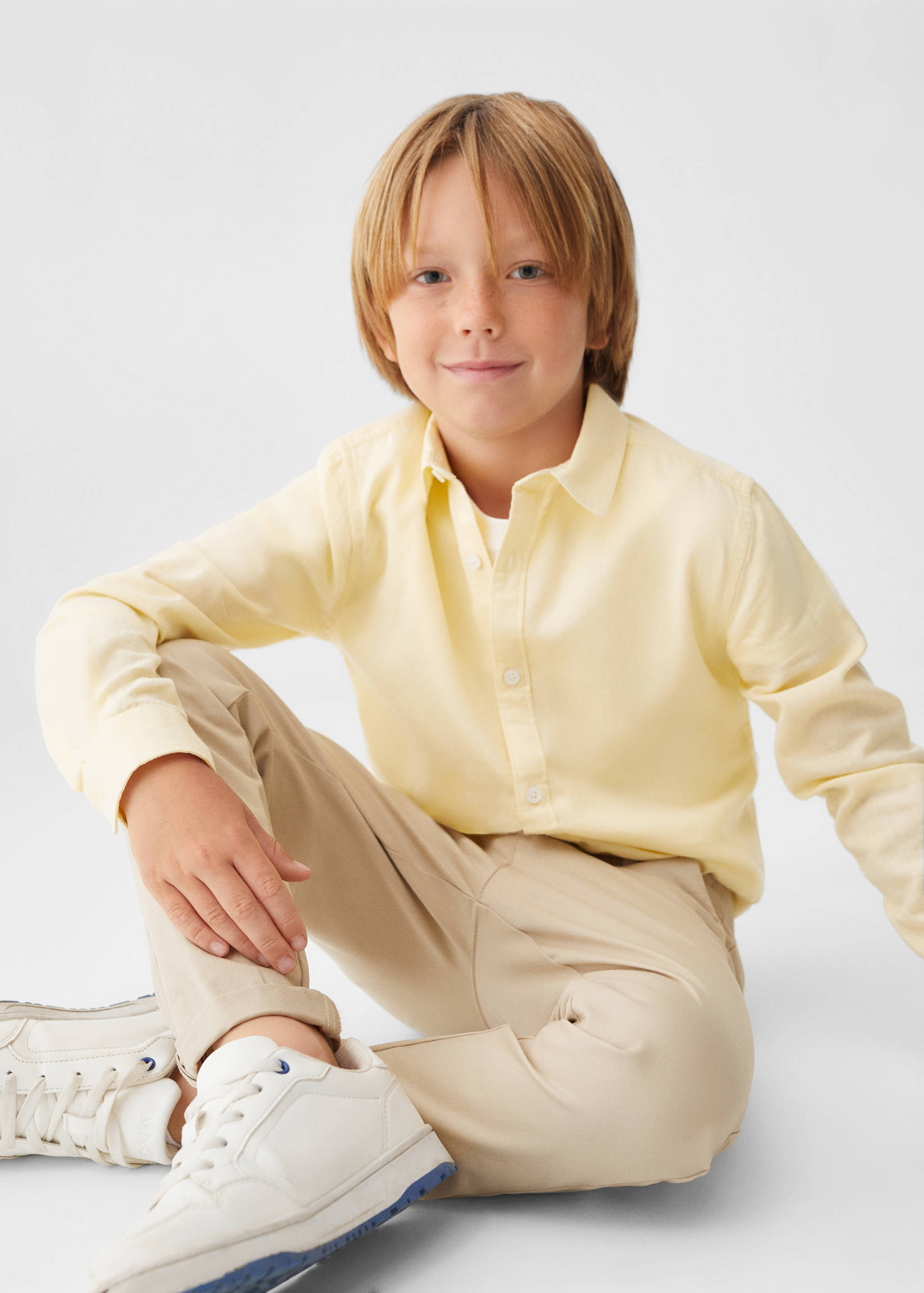 Regular Fit-Leinenhemd - Detail des Artikels 2