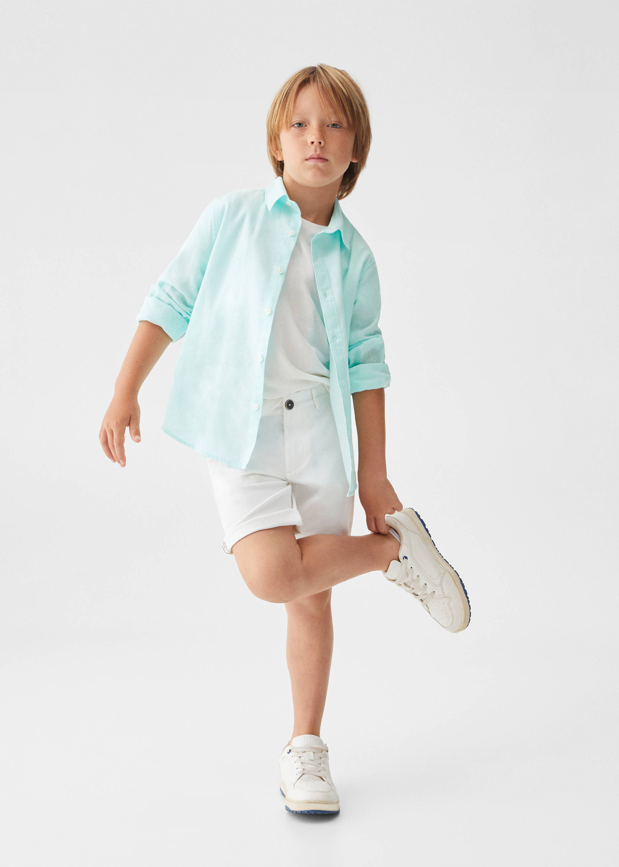 Regular Fit-Leinenhemd - Allgemeine Ansicht