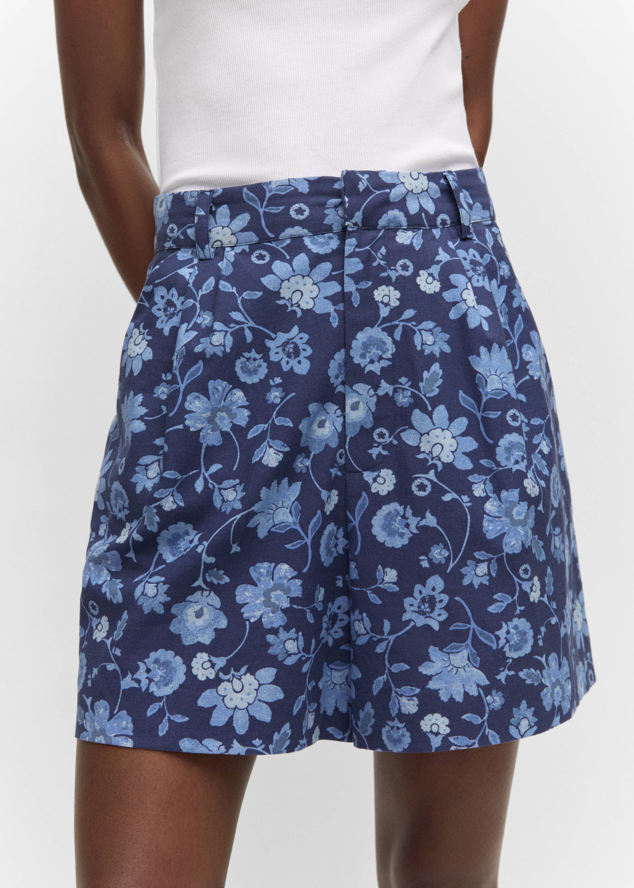 Shorts mit Blumenmuster - Detail des Artikels 6