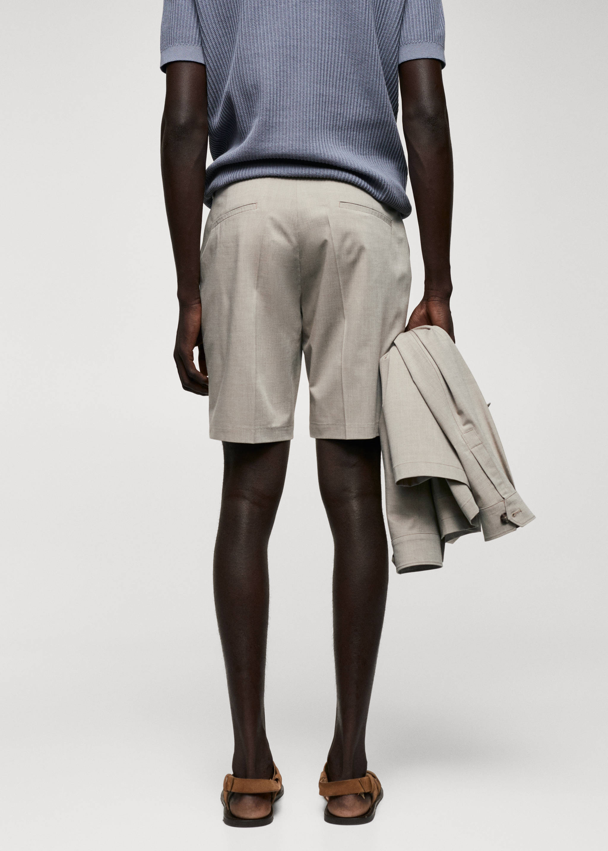 Bermuda slim fit taille réglable - Verso de l’article