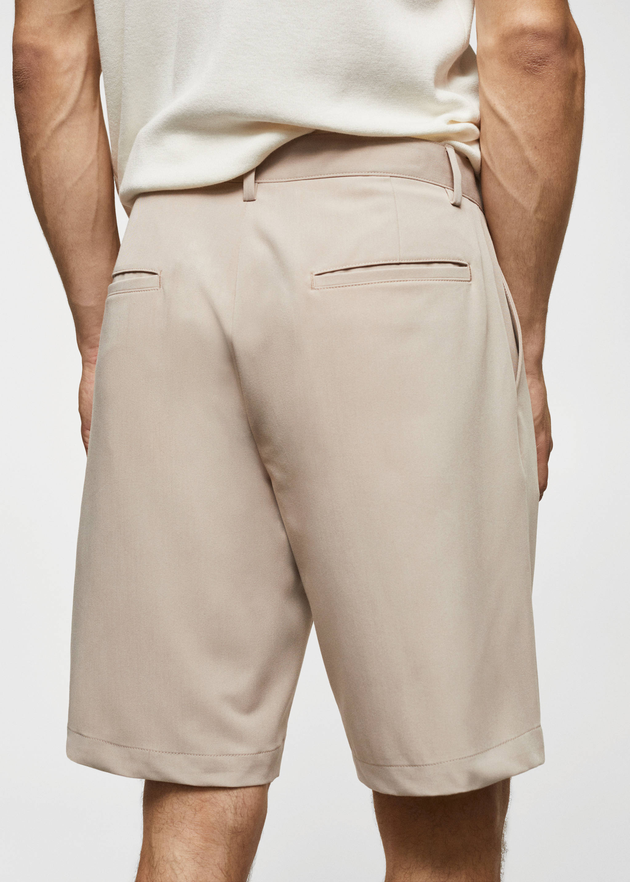 Βαμβακερή βερμούδα πιέτες - Λεπτομέρεια του προϊόντος 6