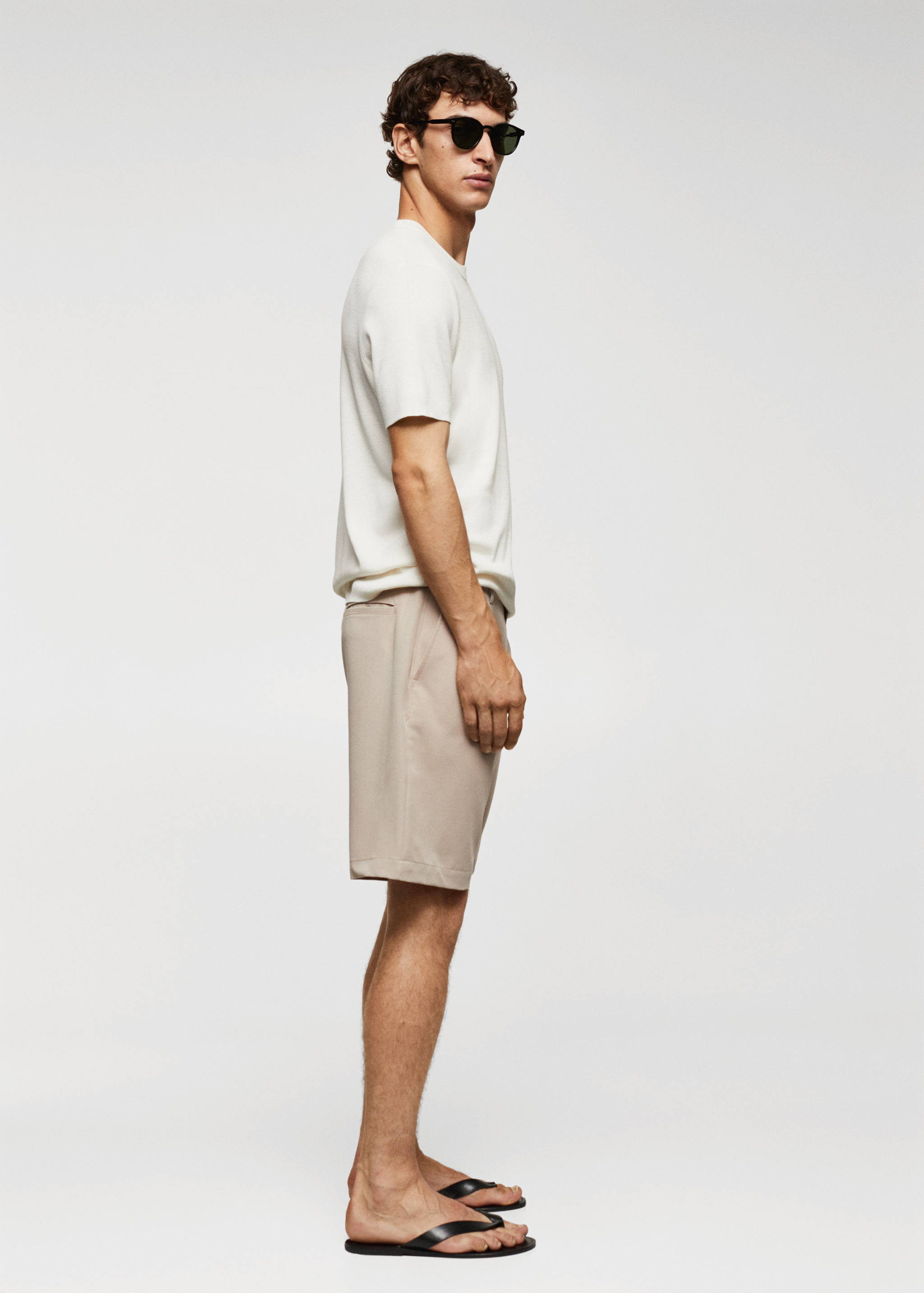 Βαμβακερή βερμούδα πιέτες - Λεπτομέρεια του προϊόντος 2