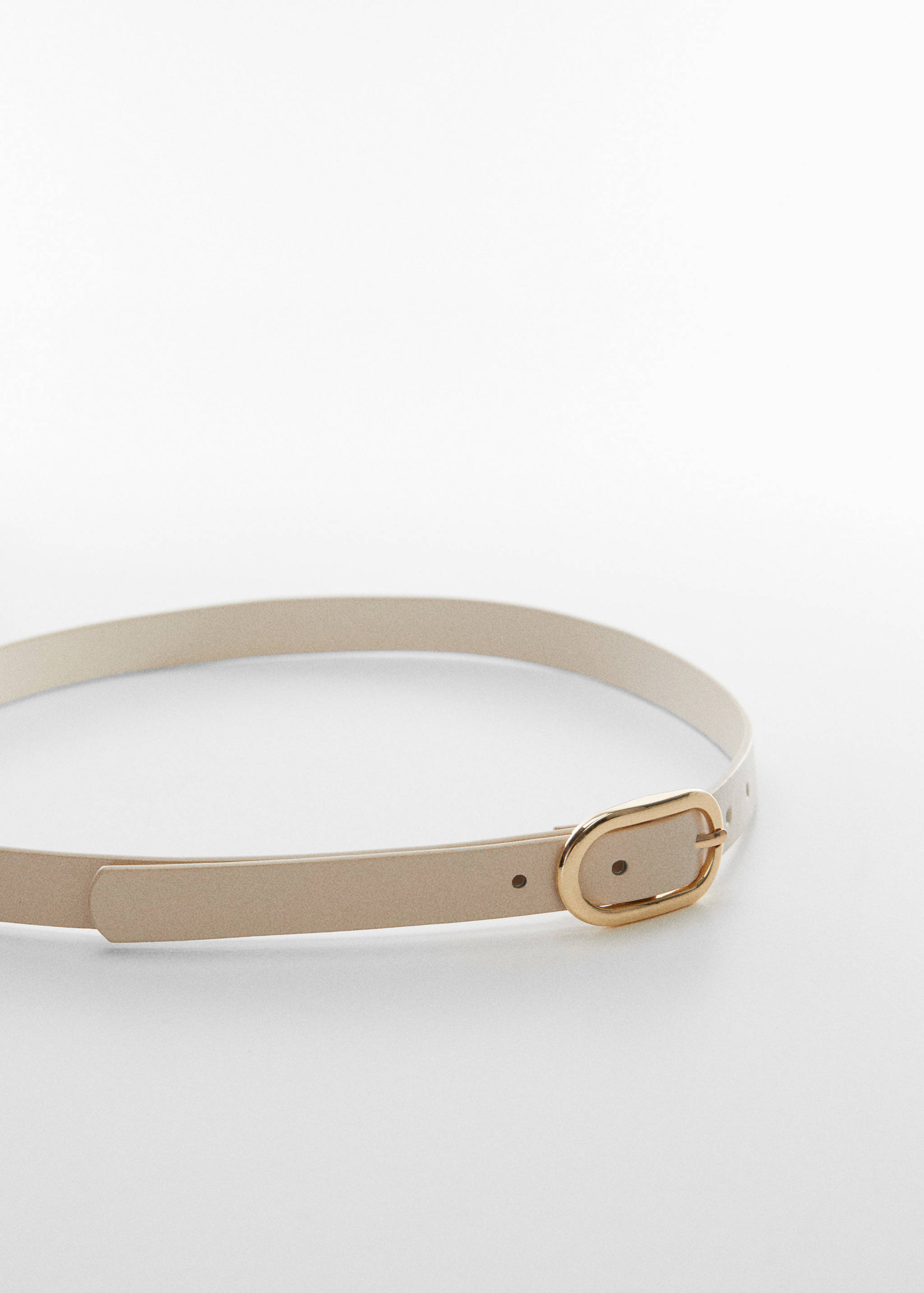 Gürtel mit ovalförmiger Schnalle - Mittlere Ansicht