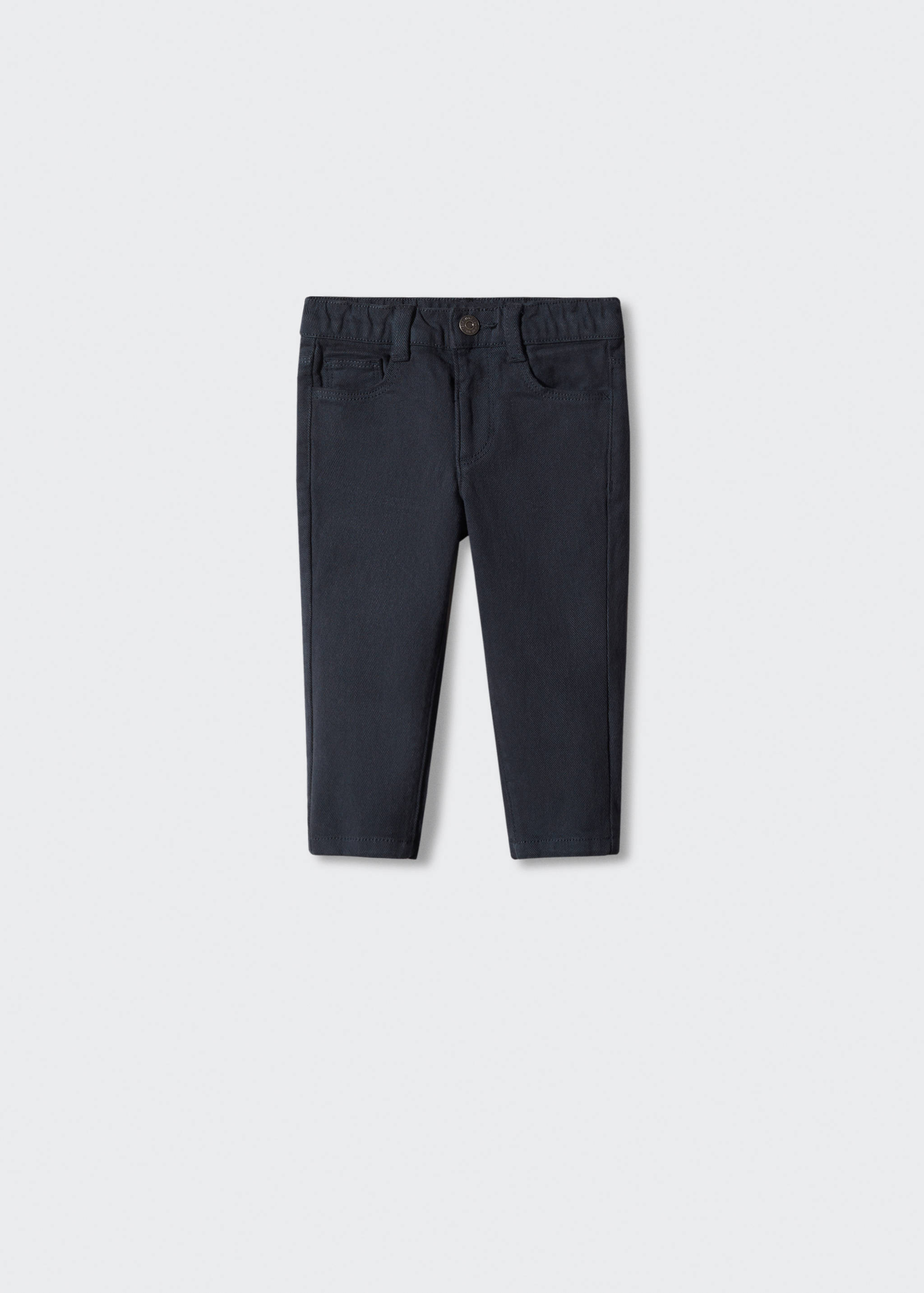 Stretch cotton-blend trousers - Article without model