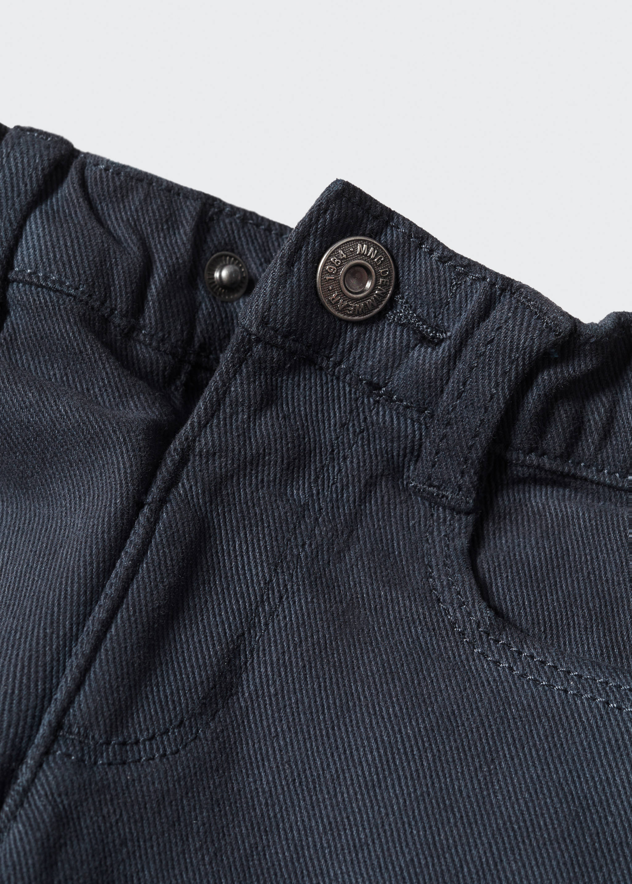 Stretch cotton-blend trousers - Details of the article 0