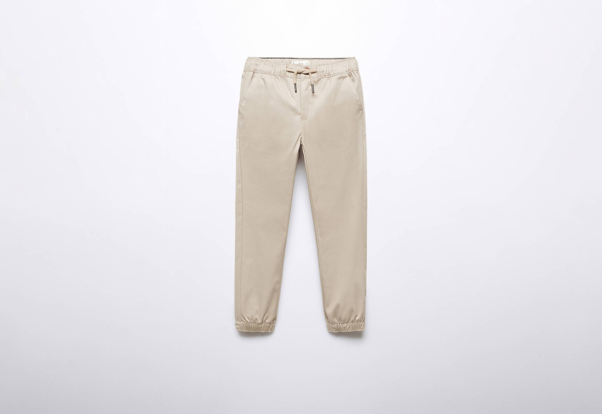 Cotton jogger-style trousers - Panoramic plane