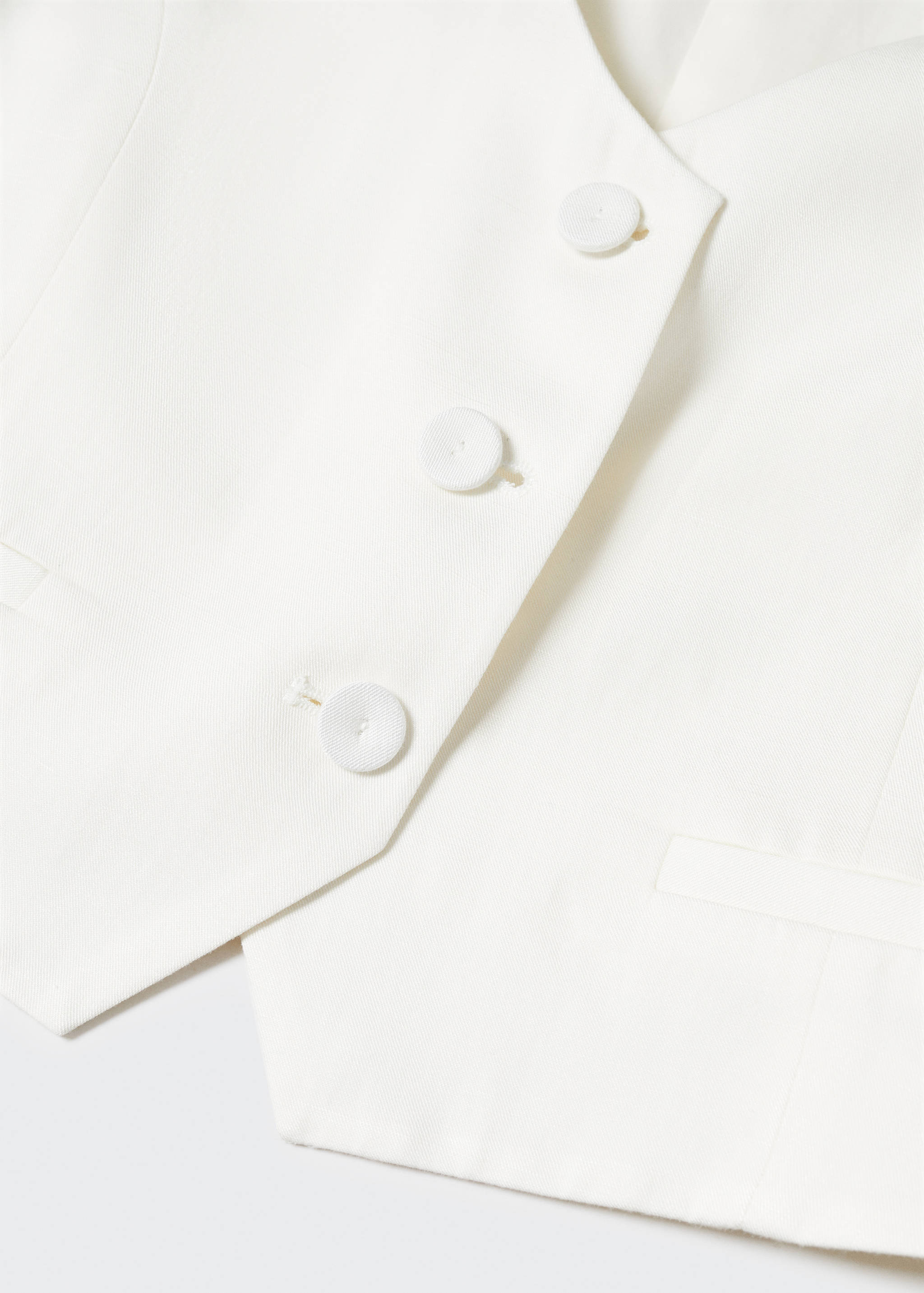 Fitted vest with buttons - Details of the article 8