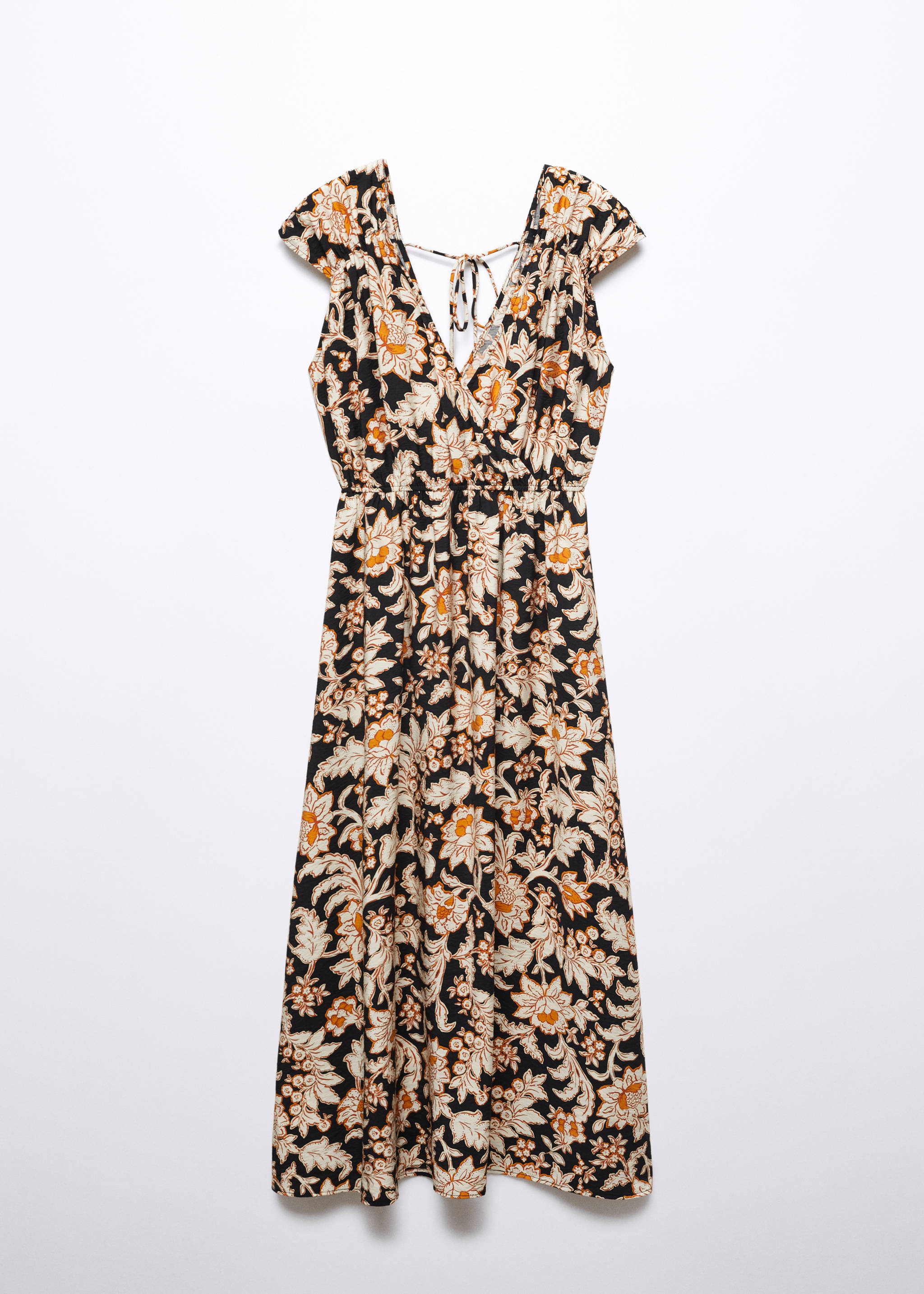 Vestido floral escote cruzado - Artículo sin modelo
