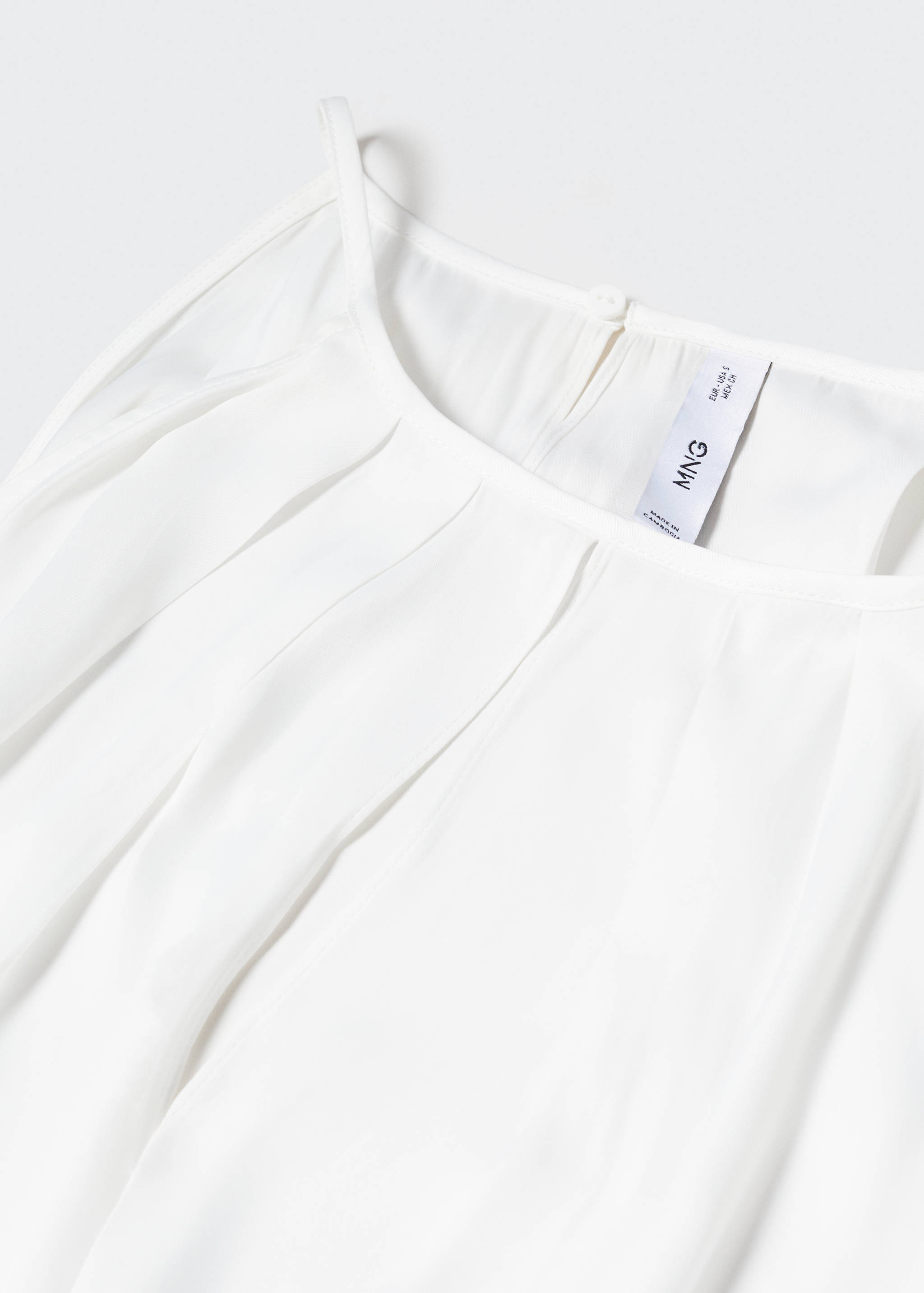 Top satinado cuello halter - Detalle del artículo 8