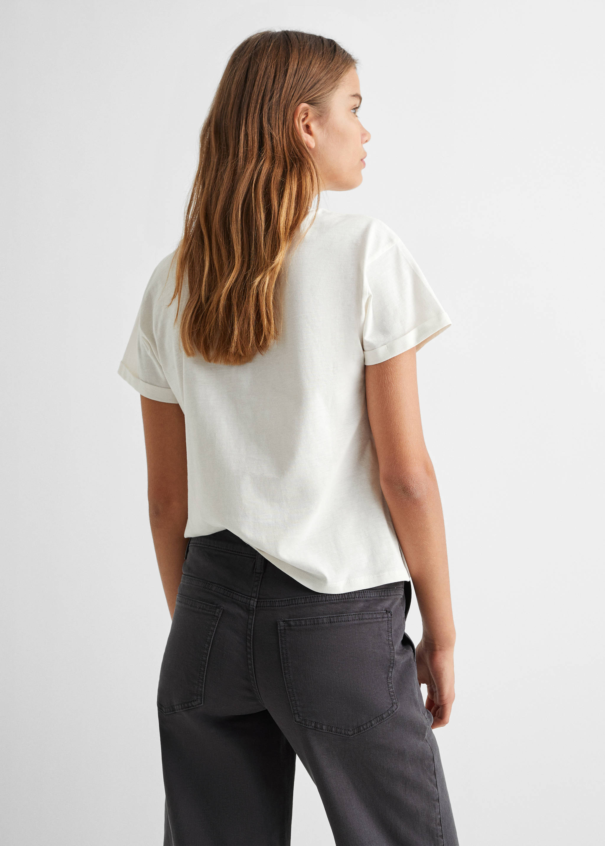 Camiseta básica algodón - Reverso del artículo