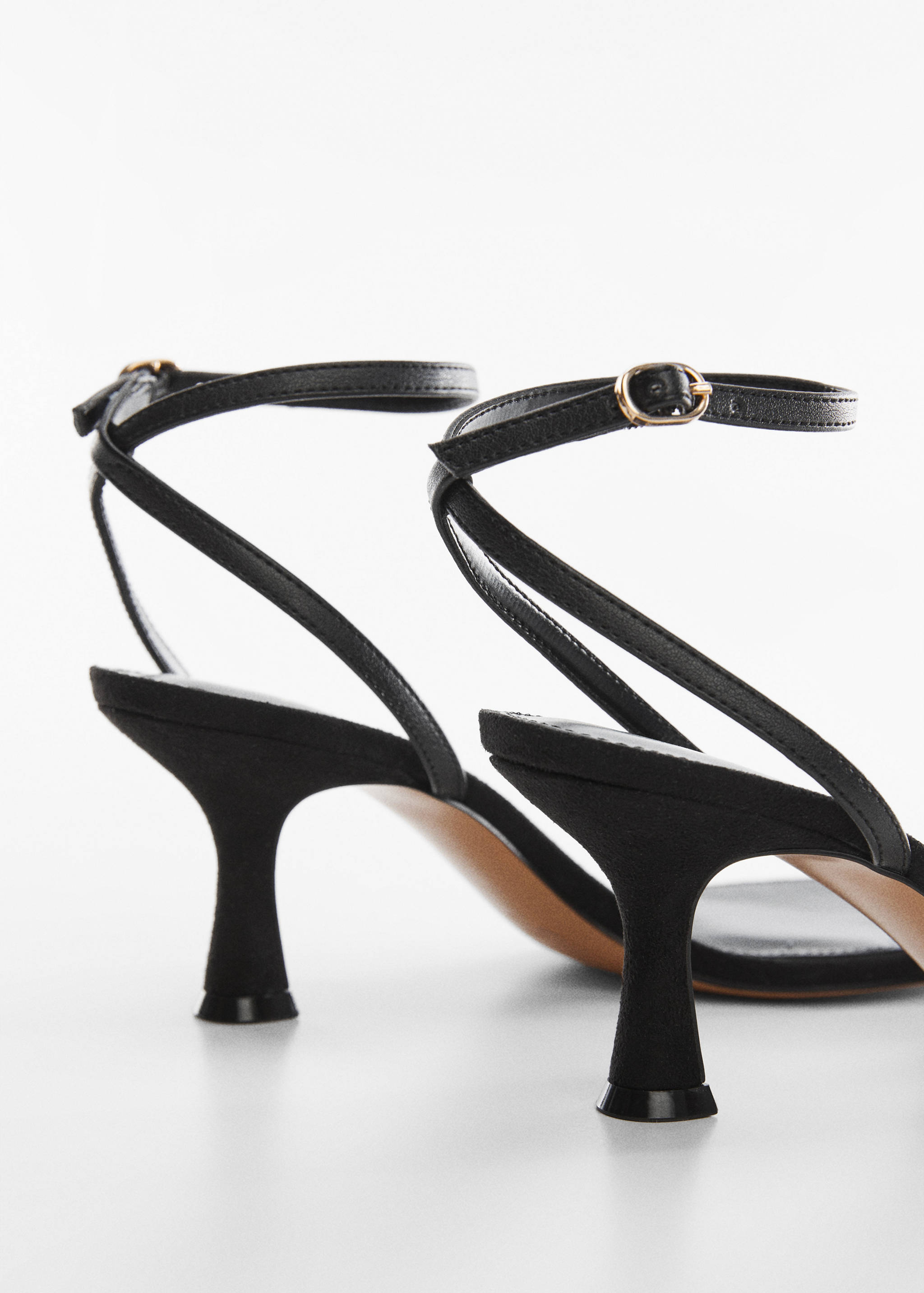 Ankle-cuff heeled sandals - Details of the article 2