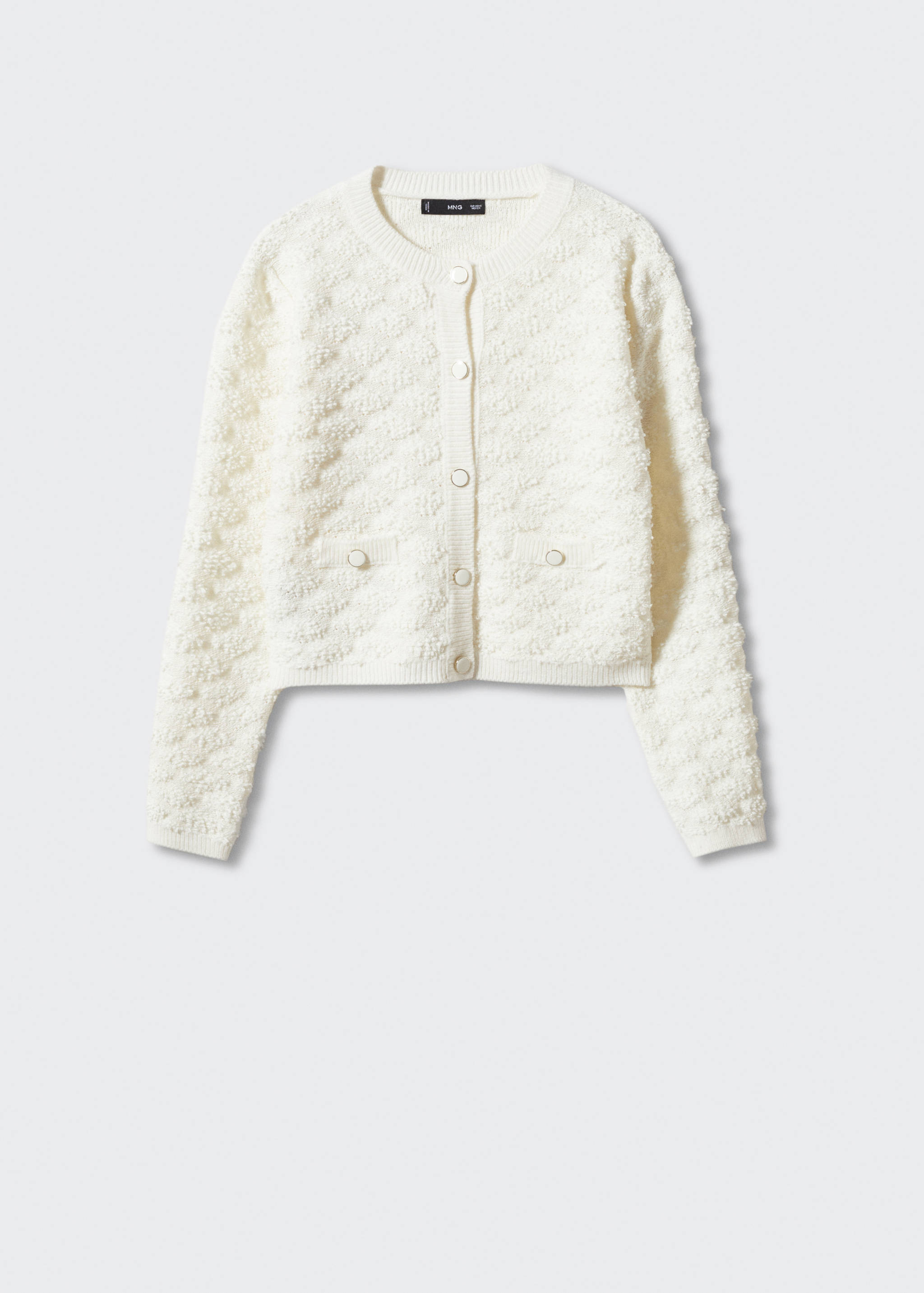 Cárdigan botones textura - Artículo sin modelo