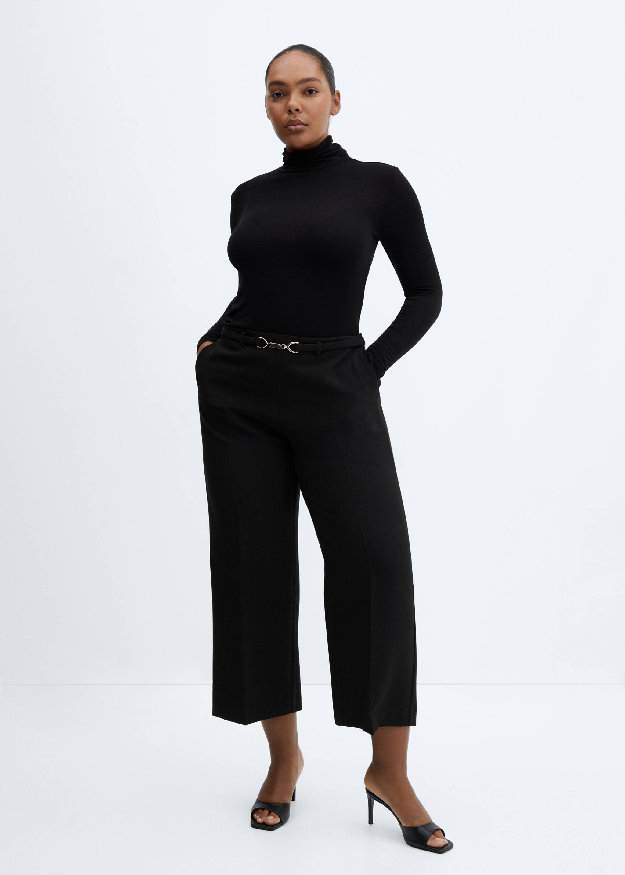 Belt culottes trousers - Details of the article 3
