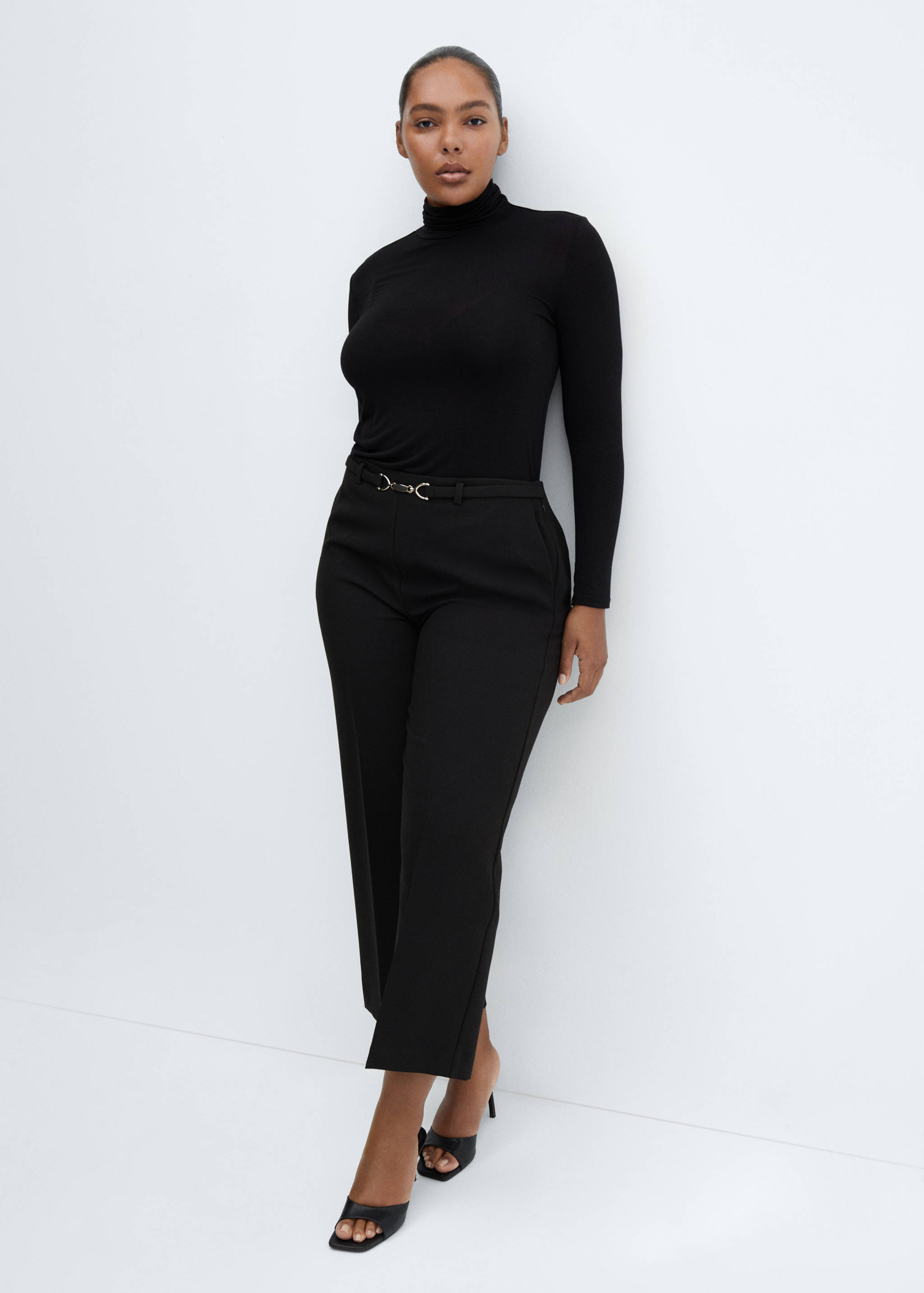Belt culottes trousers - Details of the article 4