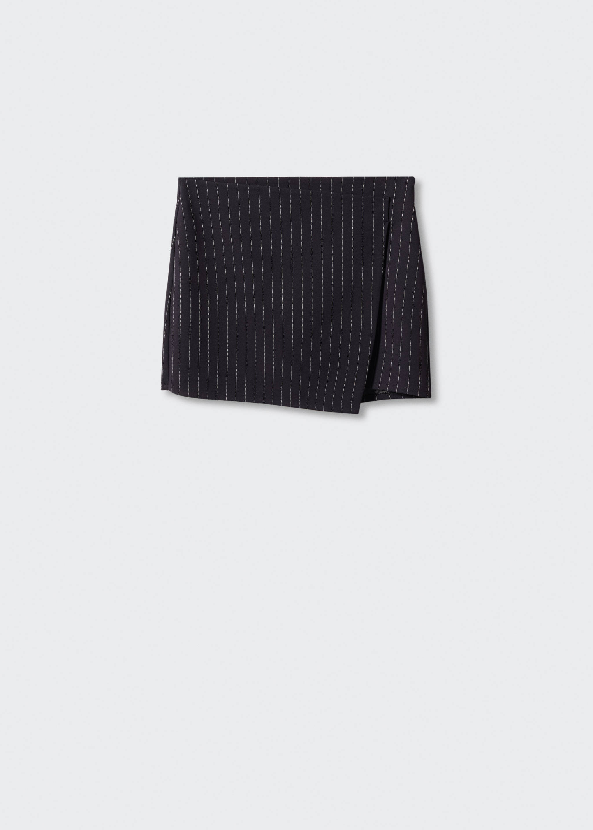 Knitted wrap mini-skirt - Article without model