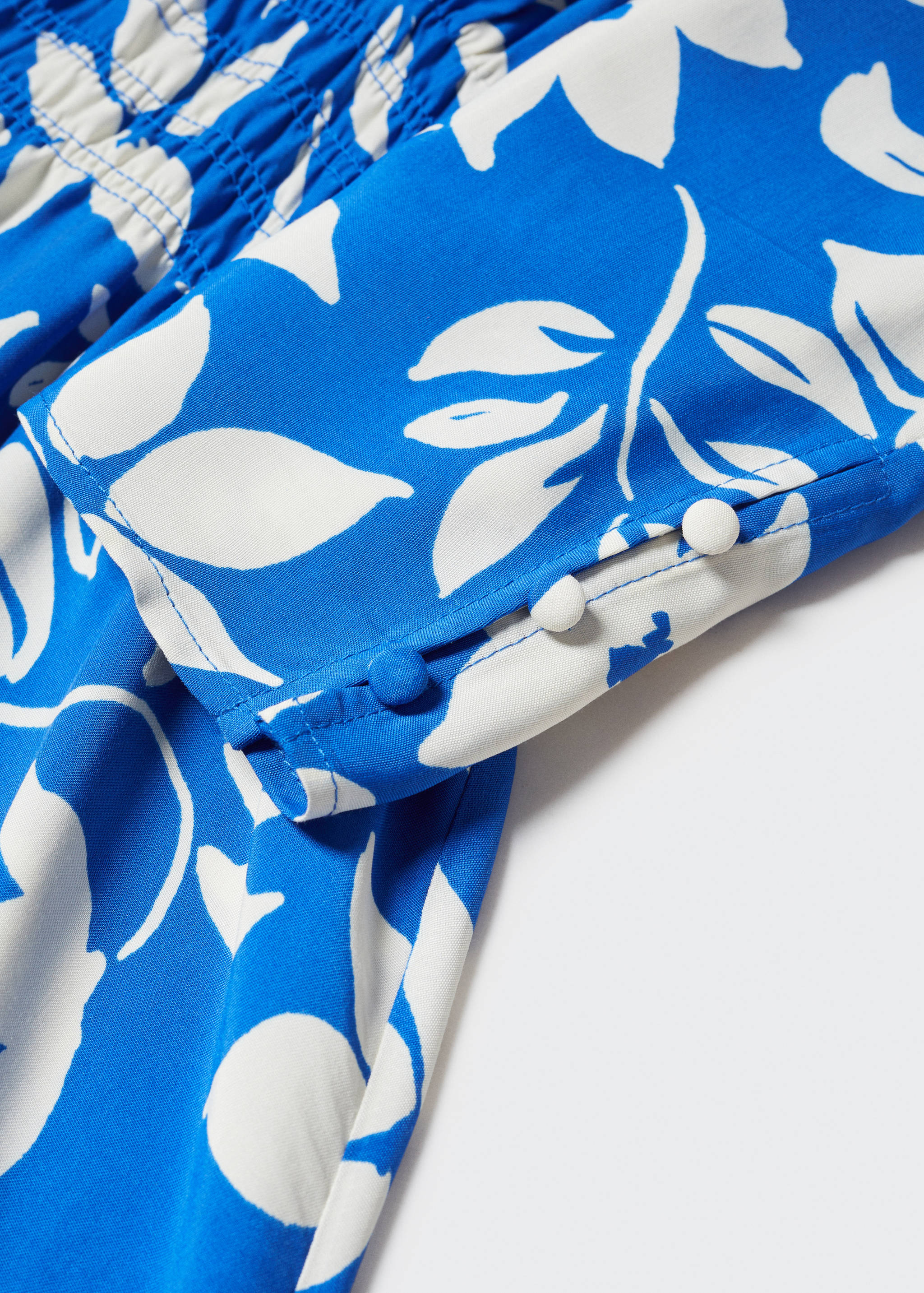 Vestit estampat detall frunzit - Detall de l'article 8