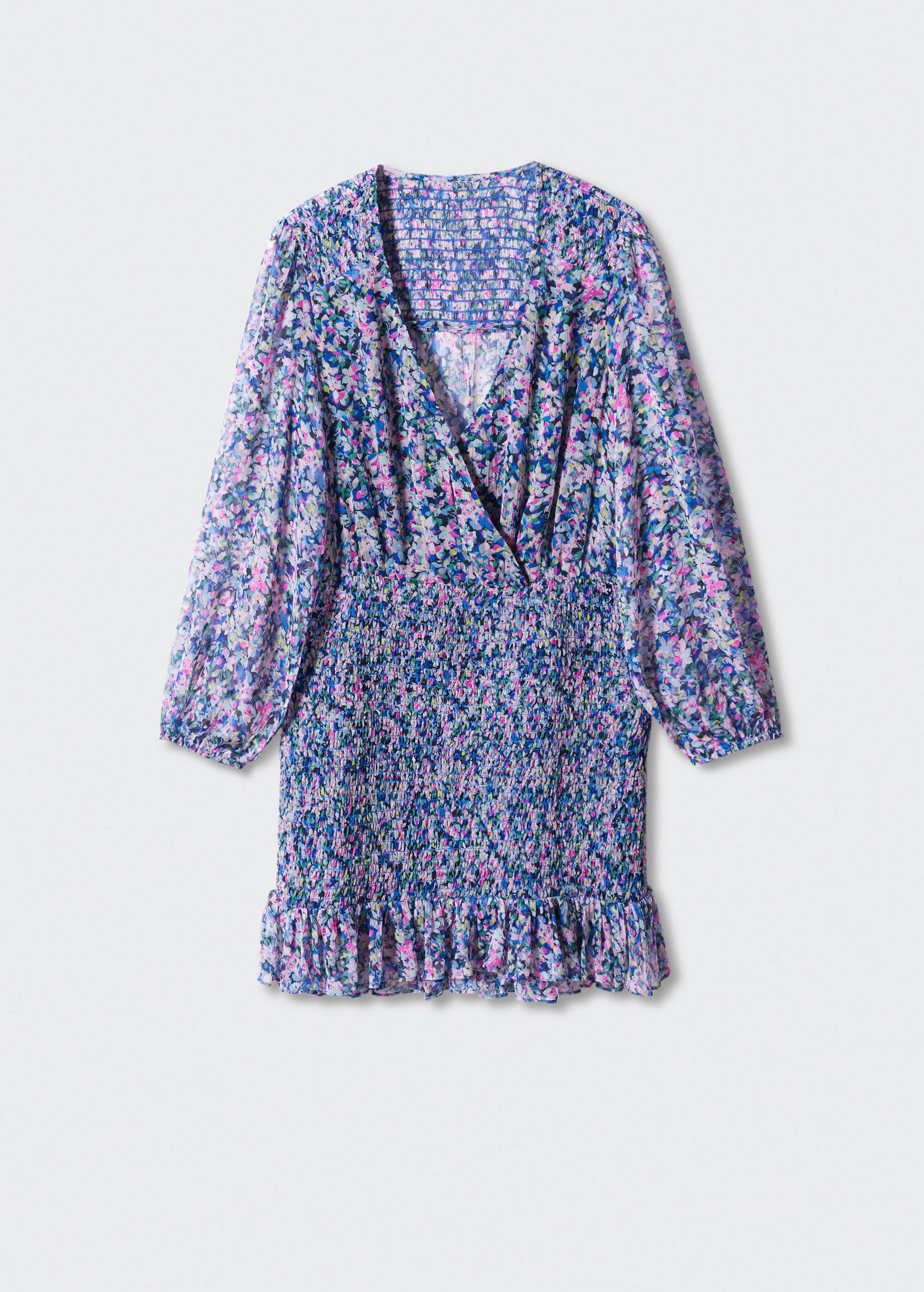 Krótka sukienka z marszczonym dołem - Artykuł bez modela/modelki