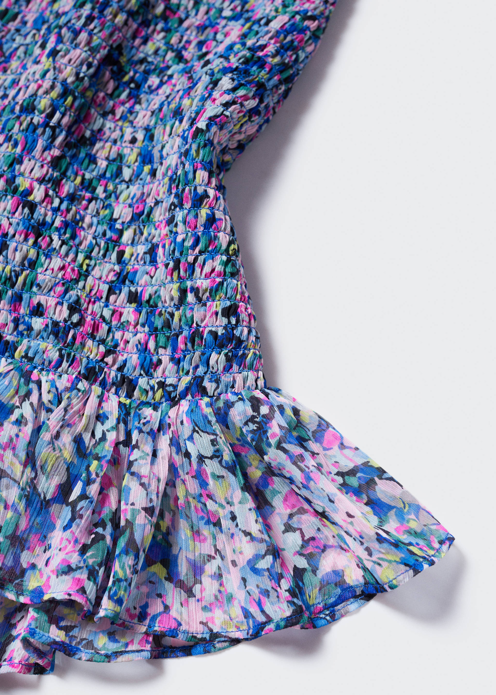 Krótka sukienka z marszczonym dołem - Szczegóły artykułu 8