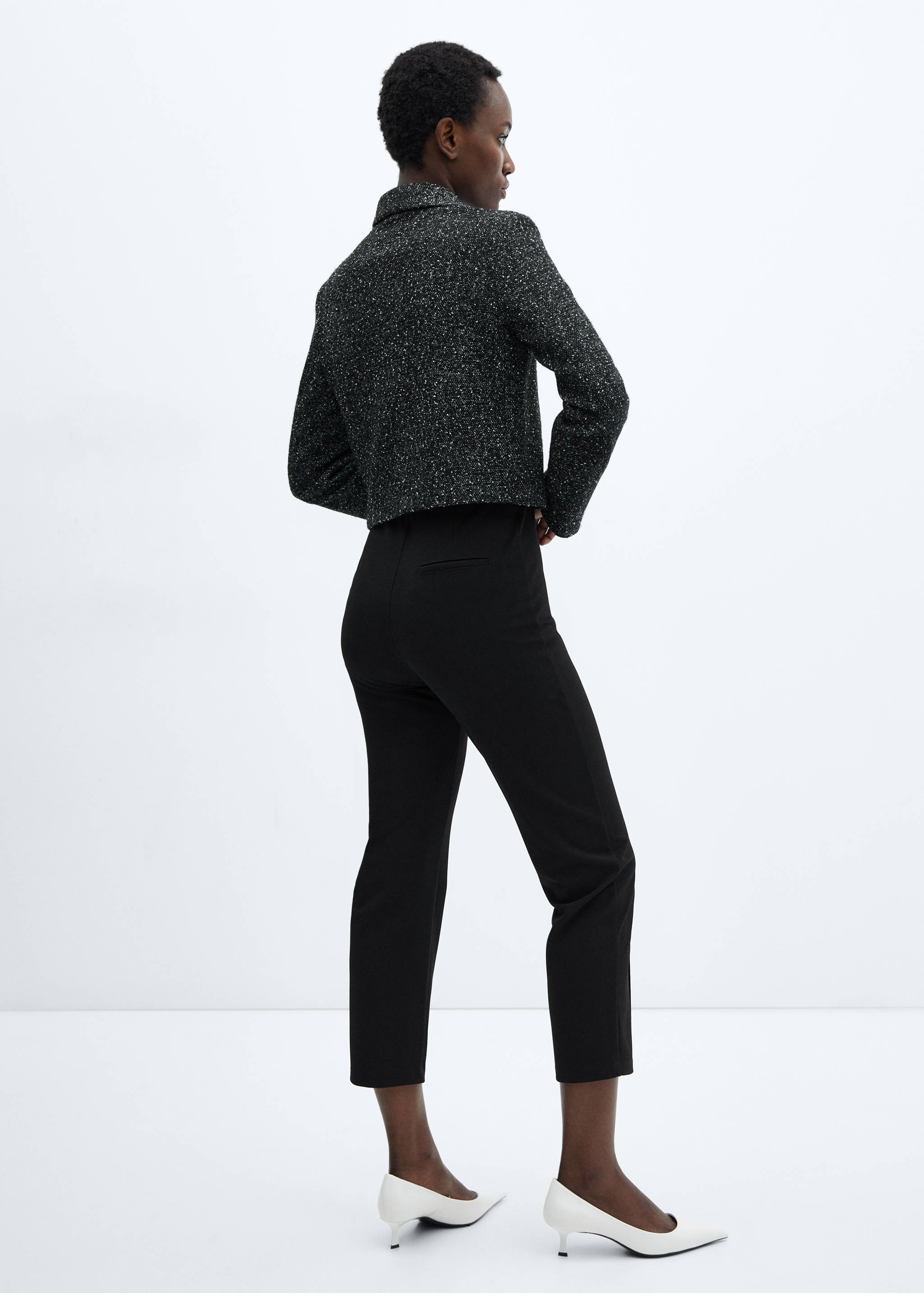 Skinny hlače visokog struka - Stražnji dio artikla