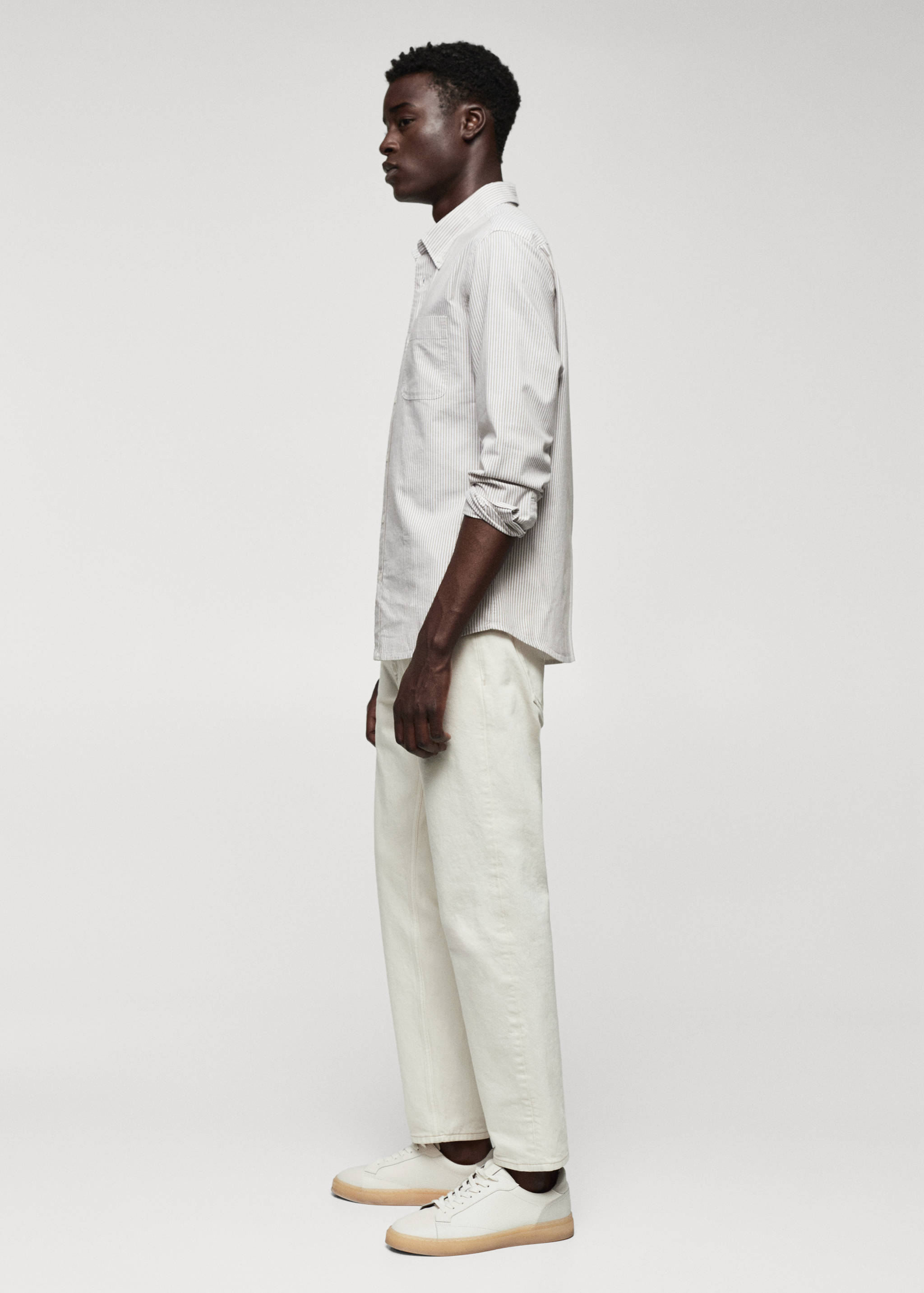 100% cotton kodak striped shirt - Details of the article 6