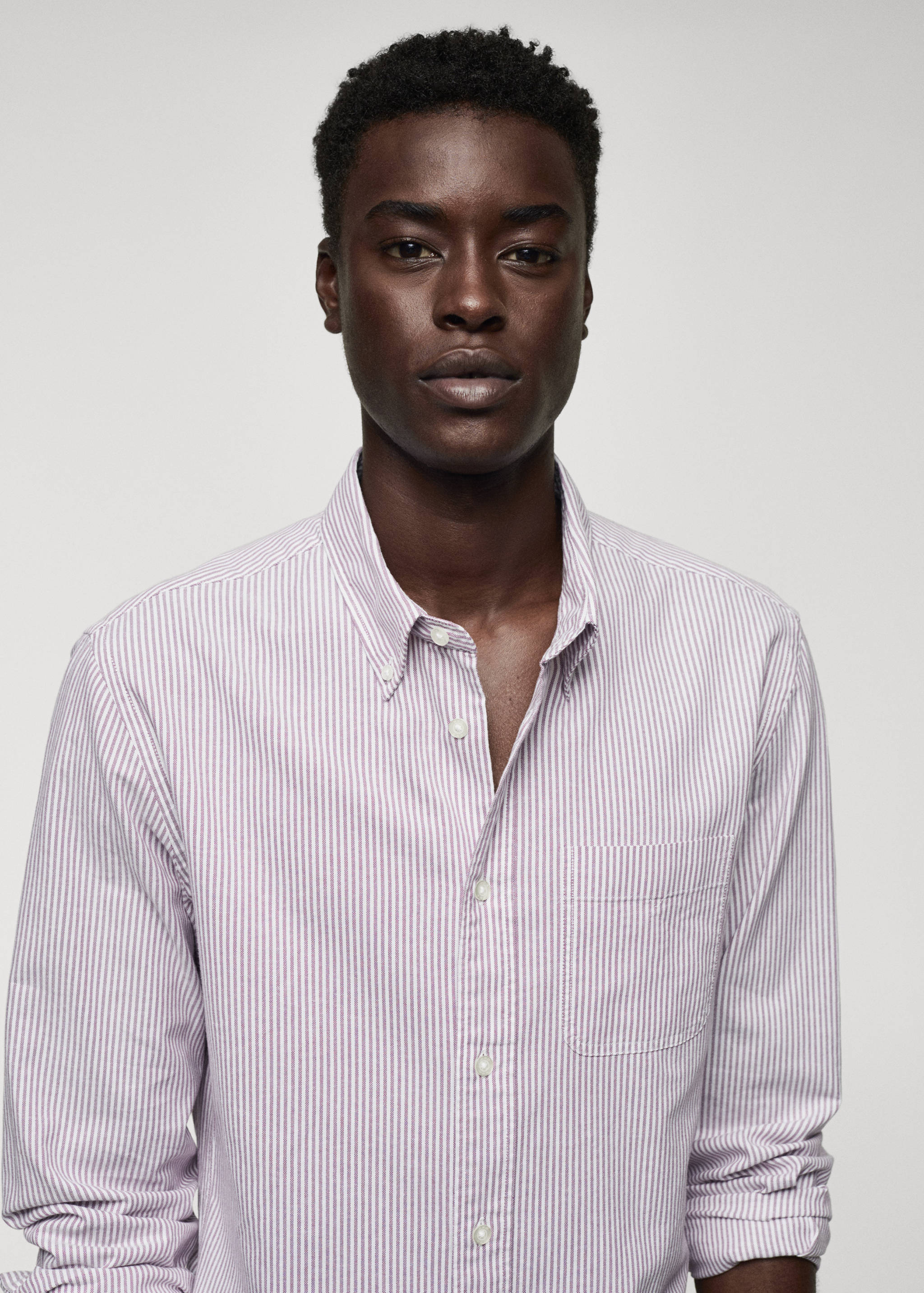 100% cotton kodak striped shirt - Details of the article 1