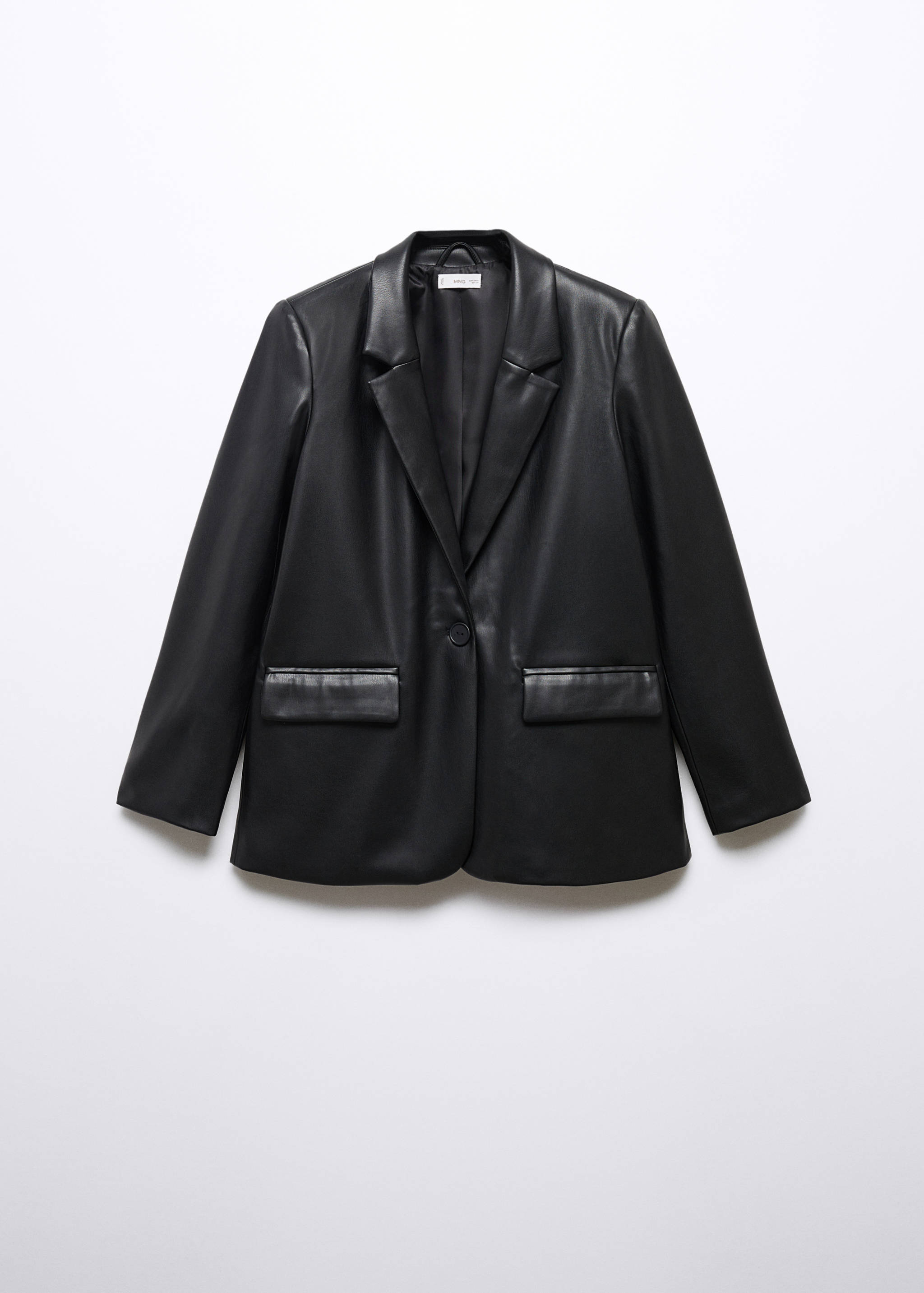 Faux-leather jacket - Article without model