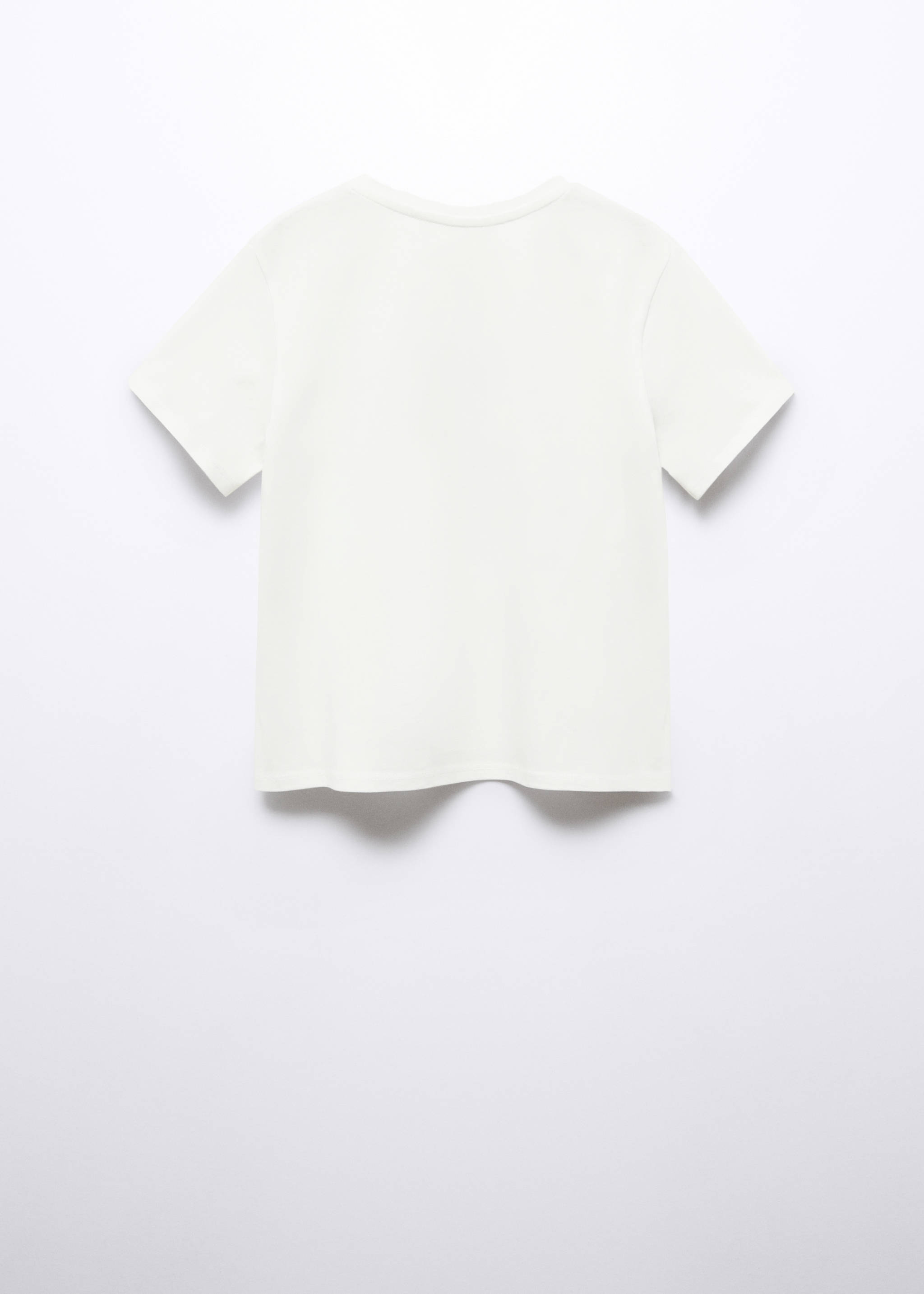 Camiseta mensaje lentejuelas - Reverso del artículo