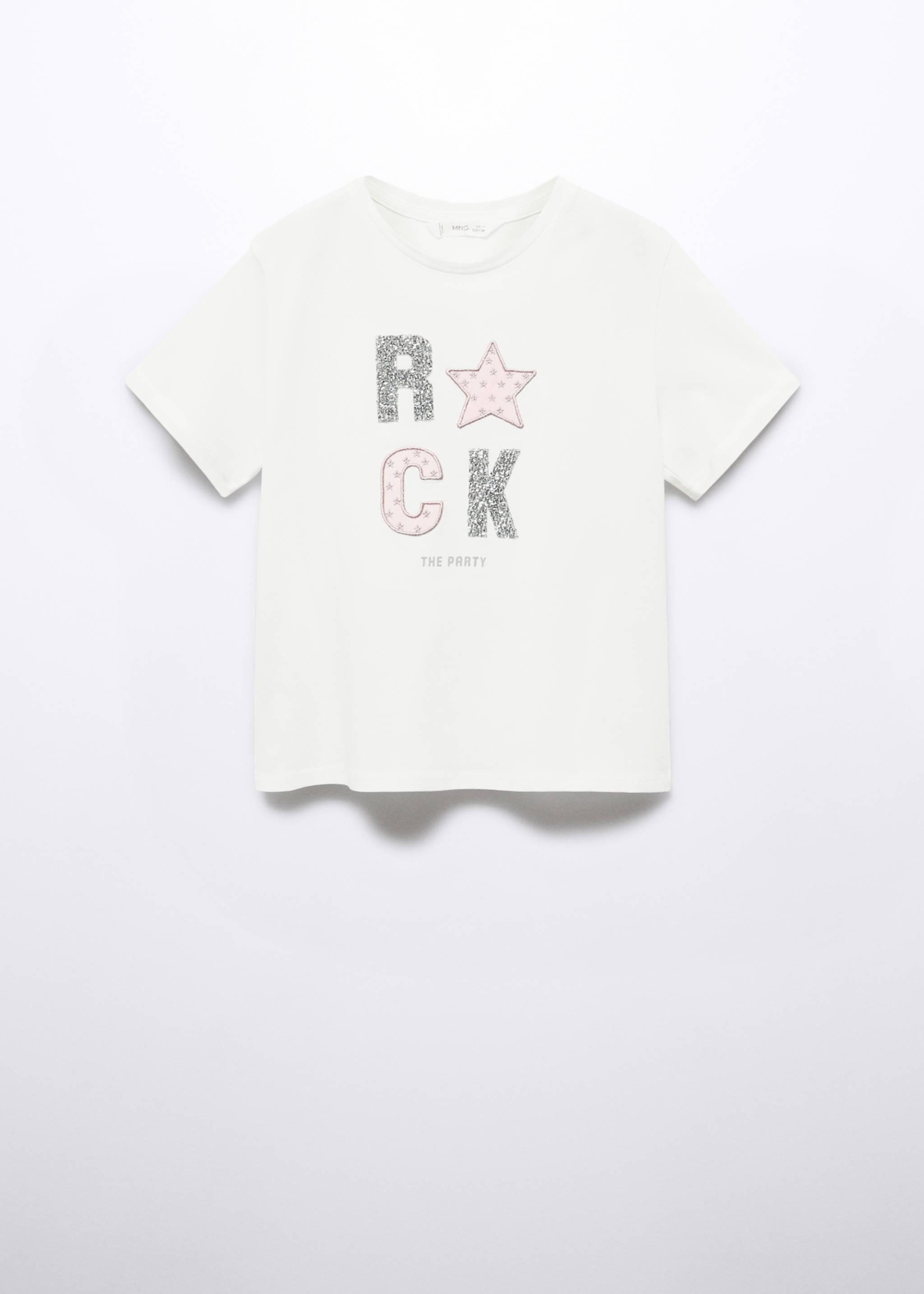 Camiseta mensaje lentejuelas - Artículo sin modelo
